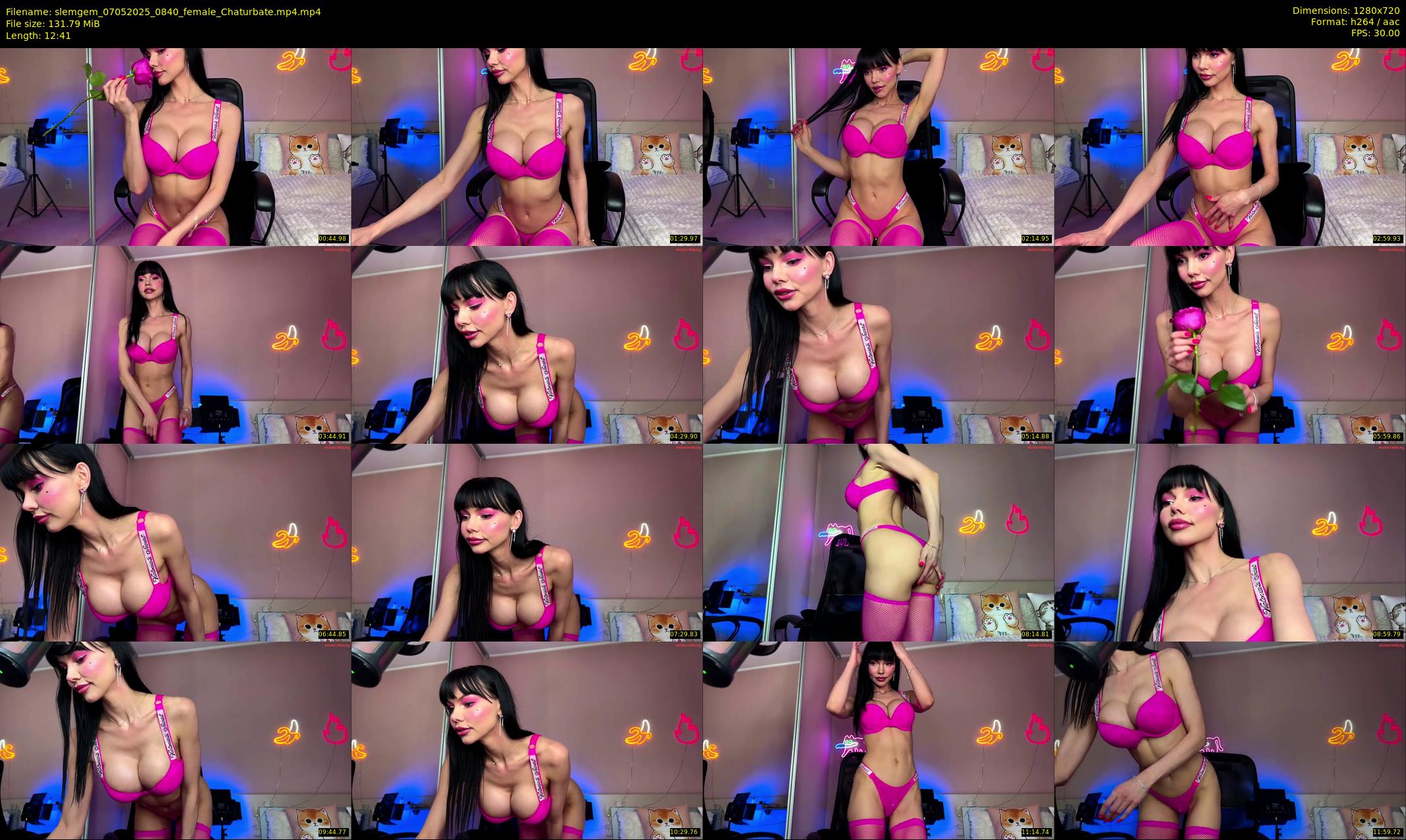 slemgem — 13 minute Chaturbate couple cam show recording, 720p, May 7, 2025