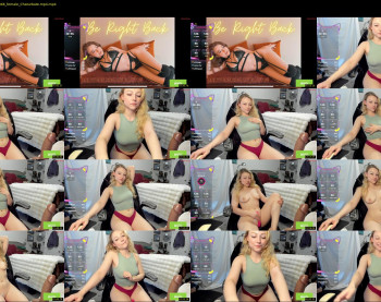 sub_button — 30 minute Chaturbate female cam show recording, 720p, May 8, 2025