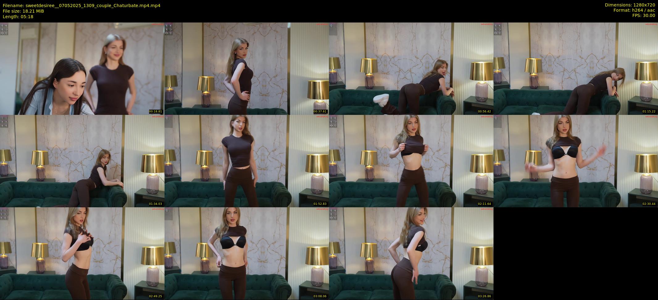 sweetdesiree_ — 6 minute Chaturbate couple cam show recording, 720p, May 7, 2025