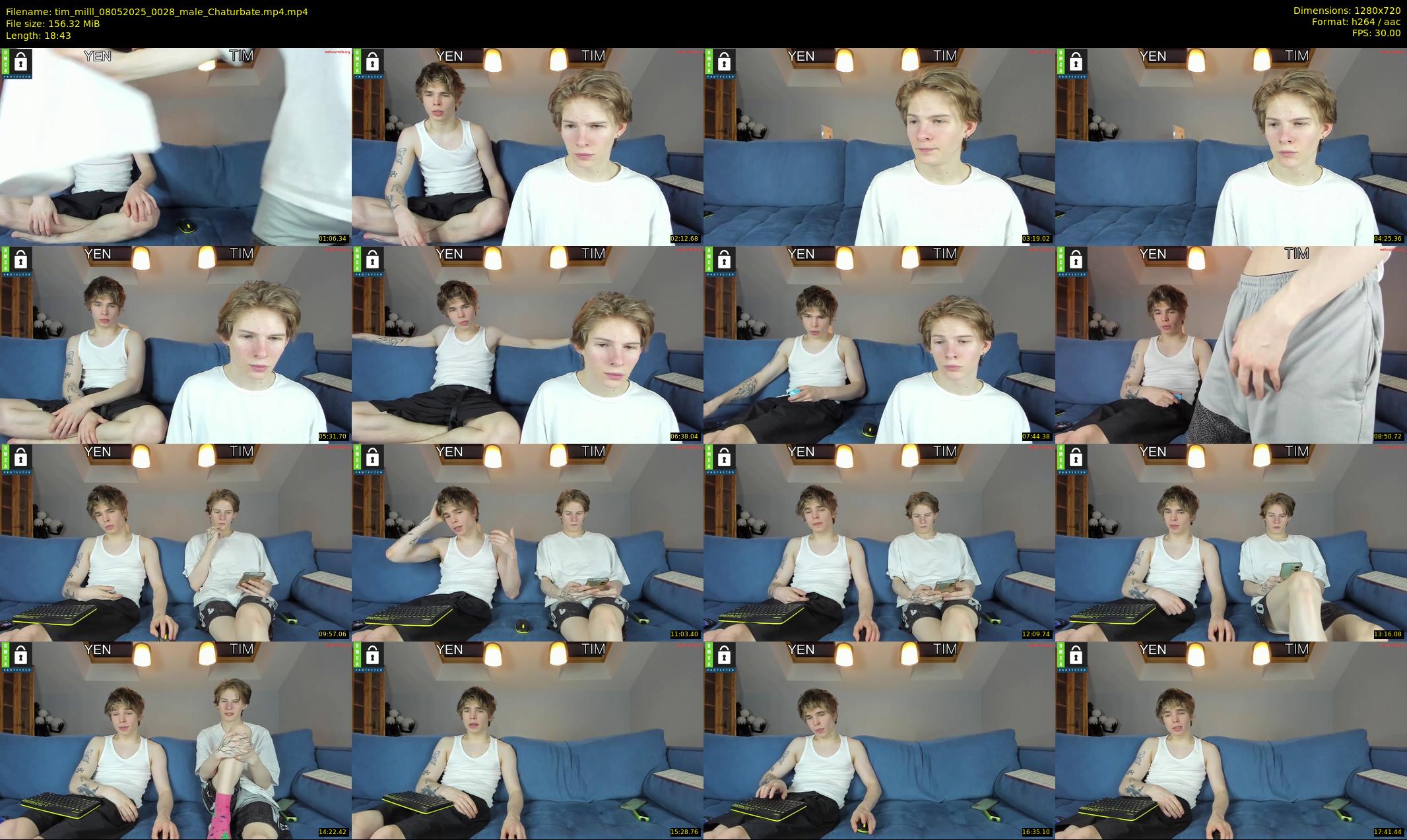 tim_milll — 19 minute Chaturbate male cam show recording, 720p, May 8, 2025