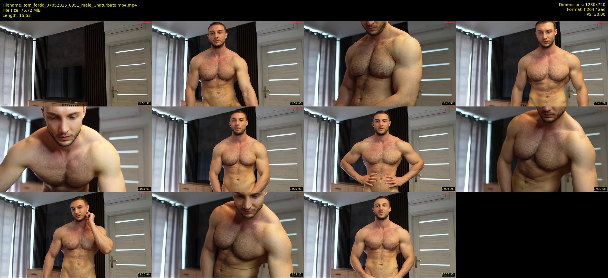 tom_fordd — 16 minute Chaturbate male cam show recording, 720p, May 7, 2025