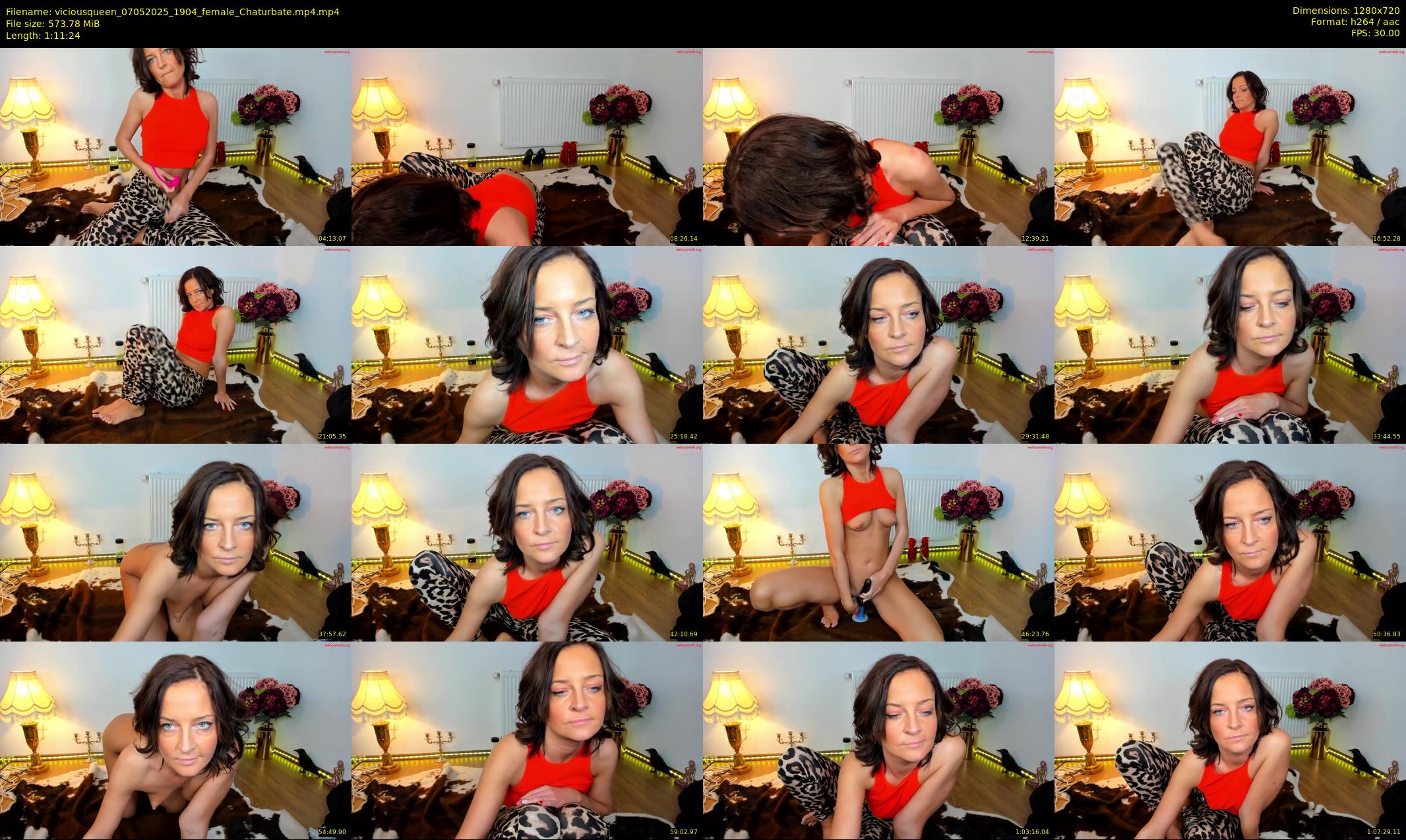 viciousqueen — 72 minute Chaturbate female cam show recording, 720p, May 7, 2025