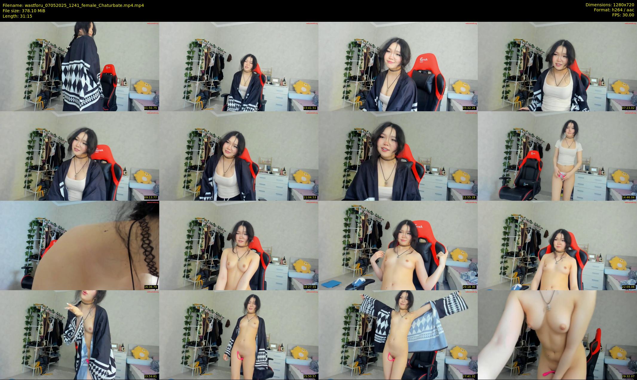 wastforu — 32 minute Chaturbate female cam show recording, 720p, May 7, 2025
