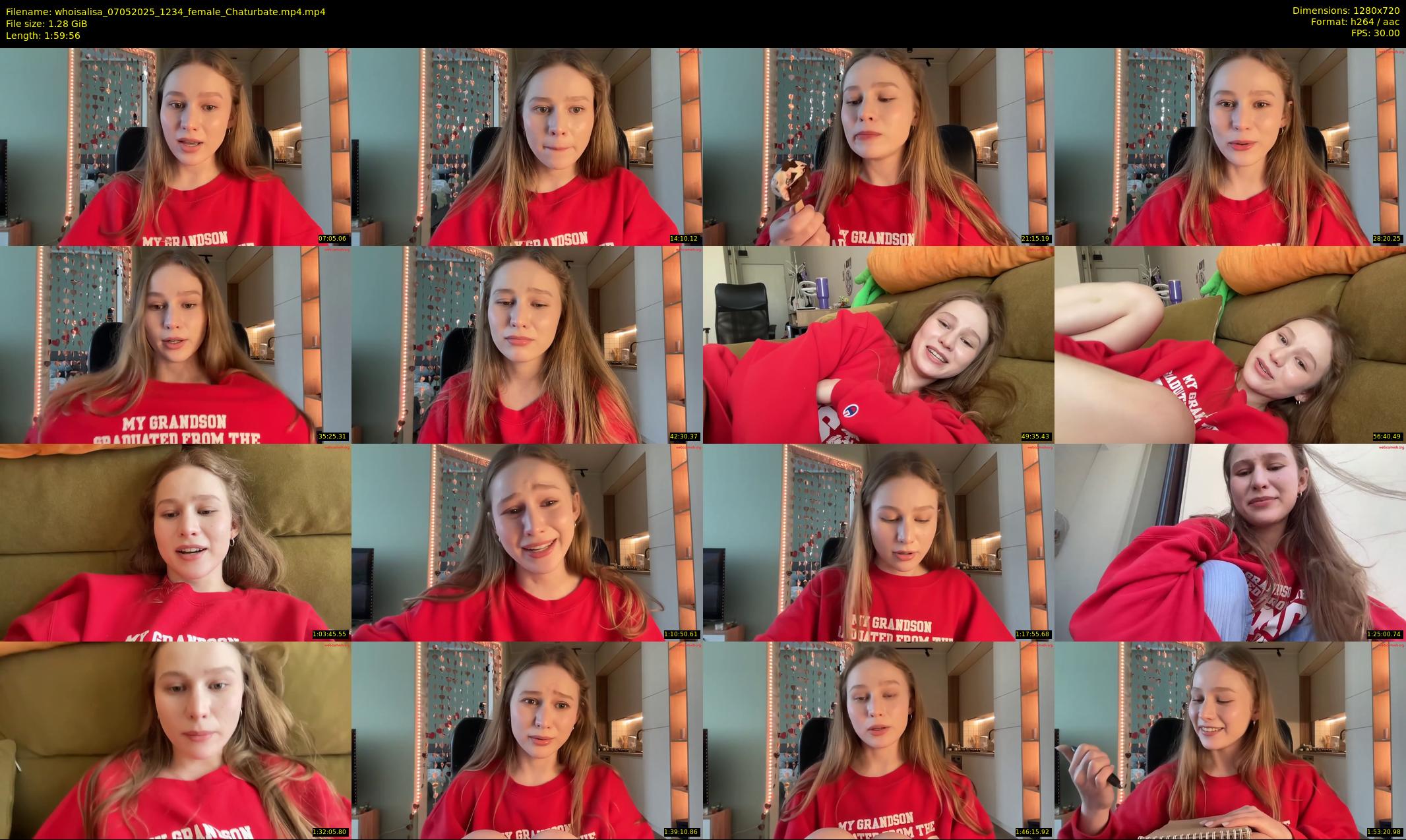 whoisalisa — 120 minute Chaturbate female cam show recording, 720p, May 7, 2025