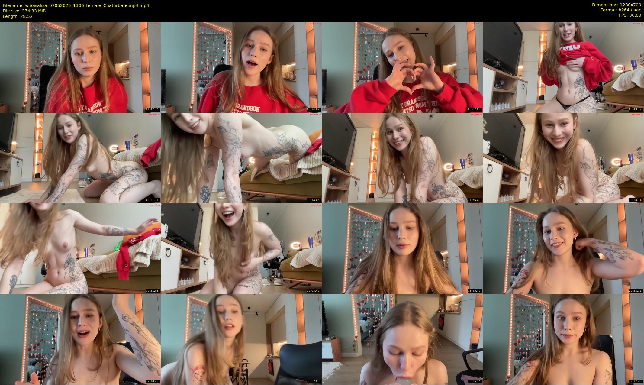 whoisalisa — 29 minute Chaturbate female cam show recording, 720p, May 7, 2025