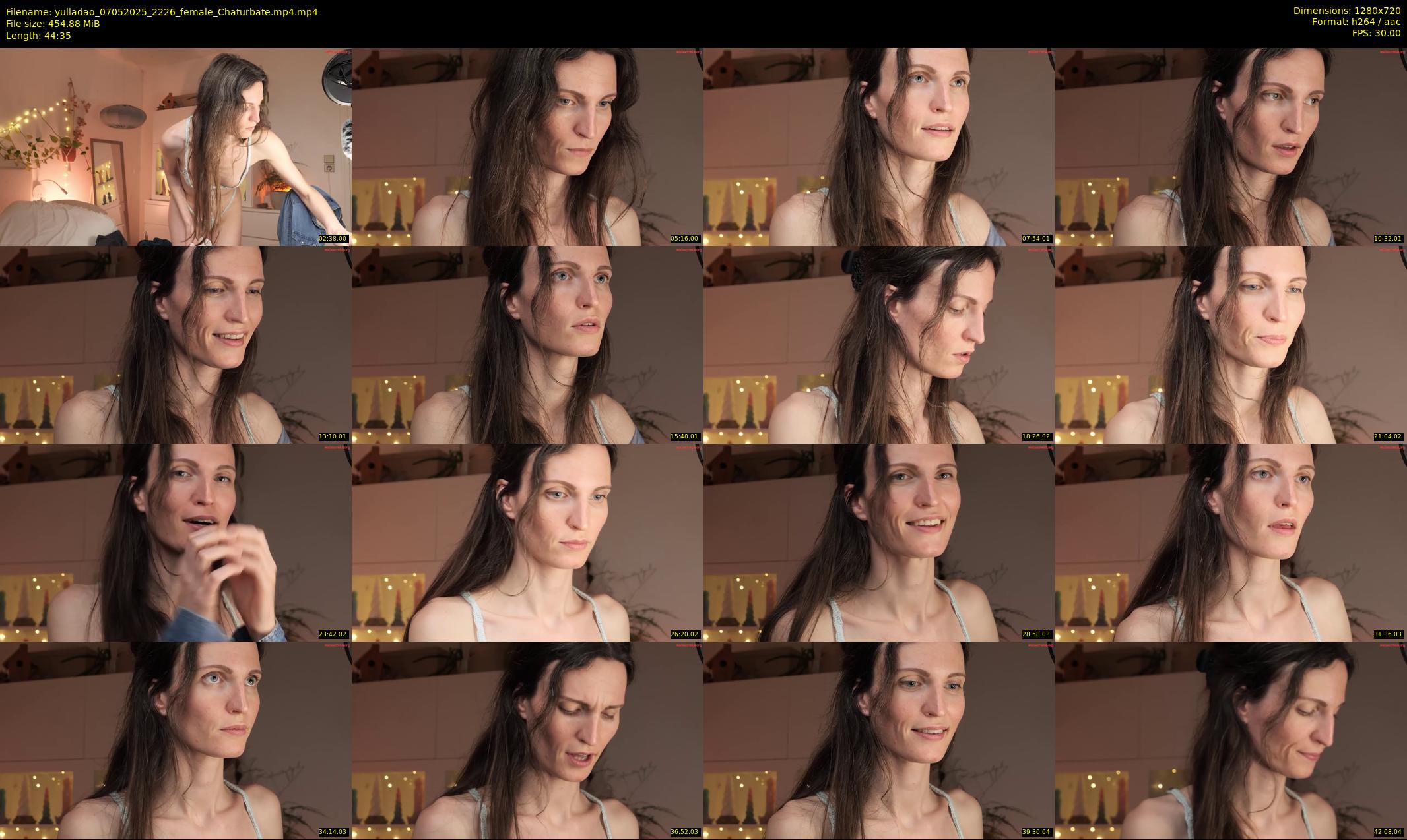 yulladao — 45 minute Chaturbate female cam show recording, 720p, May 7, 2025