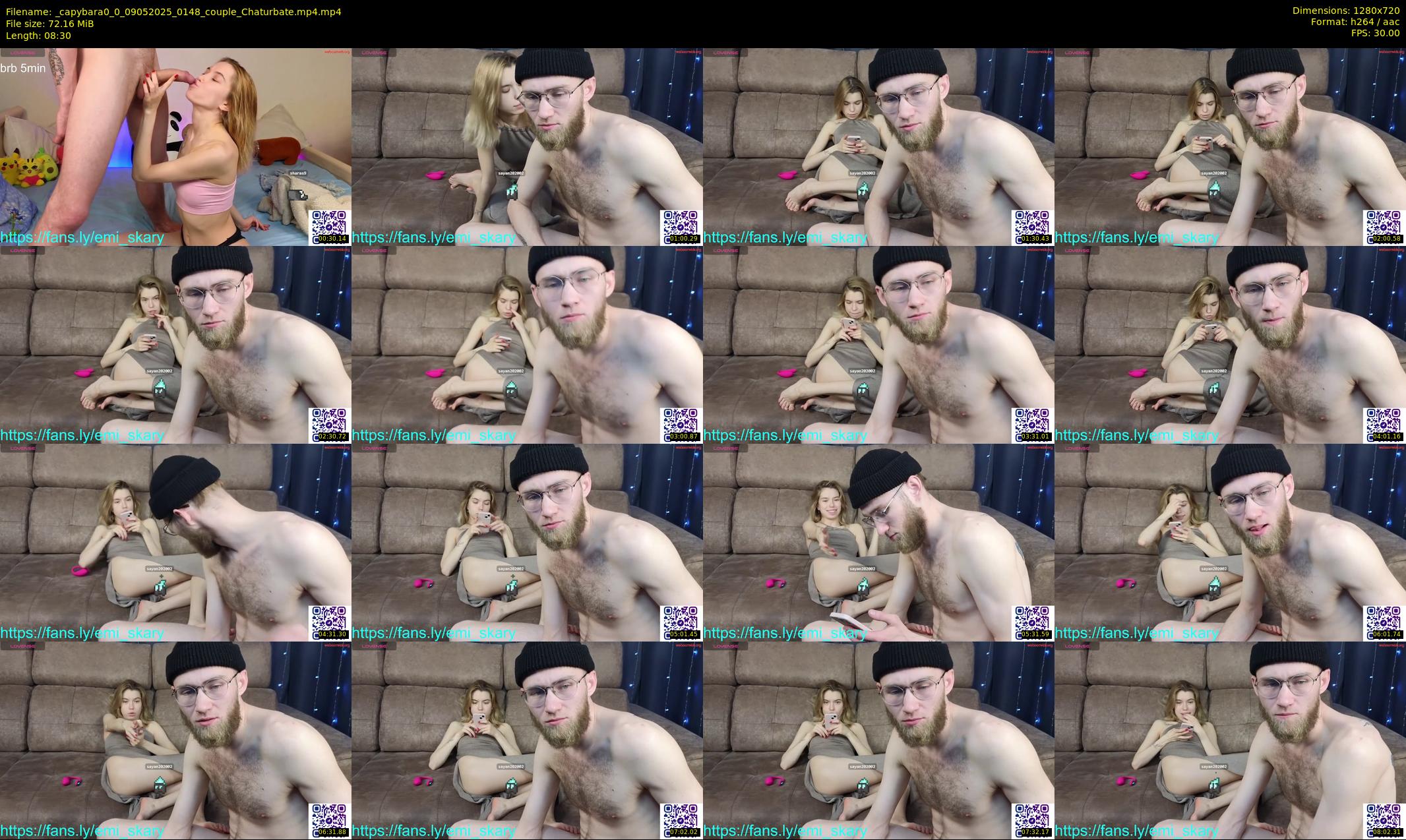 _capybara0_0 — 9 minute Chaturbate couple cam show recording, 720p, May 9, 2025