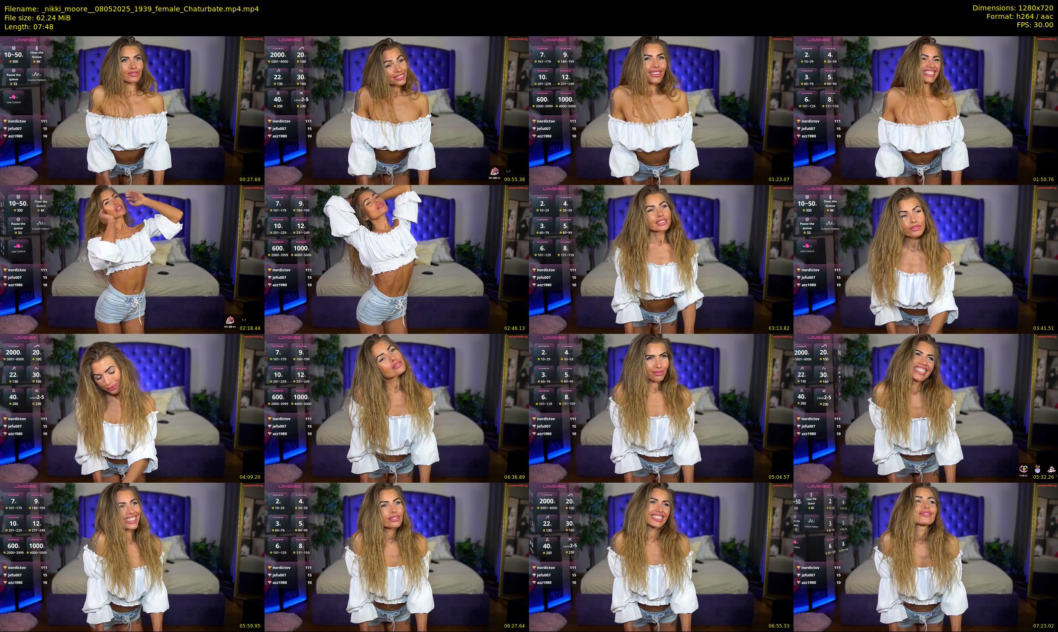 _nikki_moore_ — 8 minute Chaturbate female cam show recording, 720p, May 8, 2025