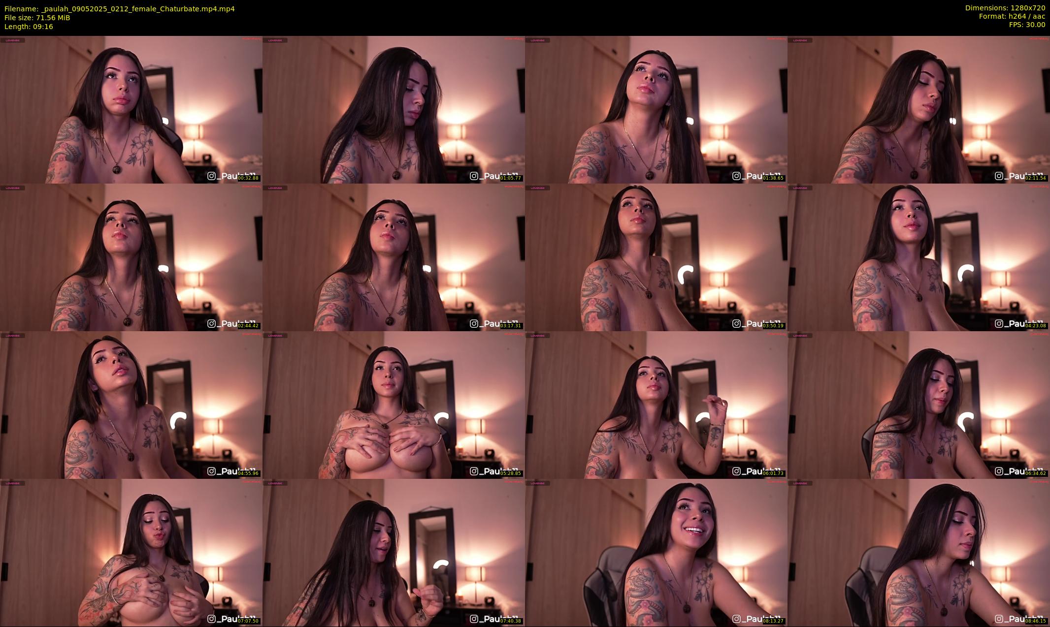 _paulah — 10 minute Chaturbate female cam show recording, 720p, May 9, 2025
