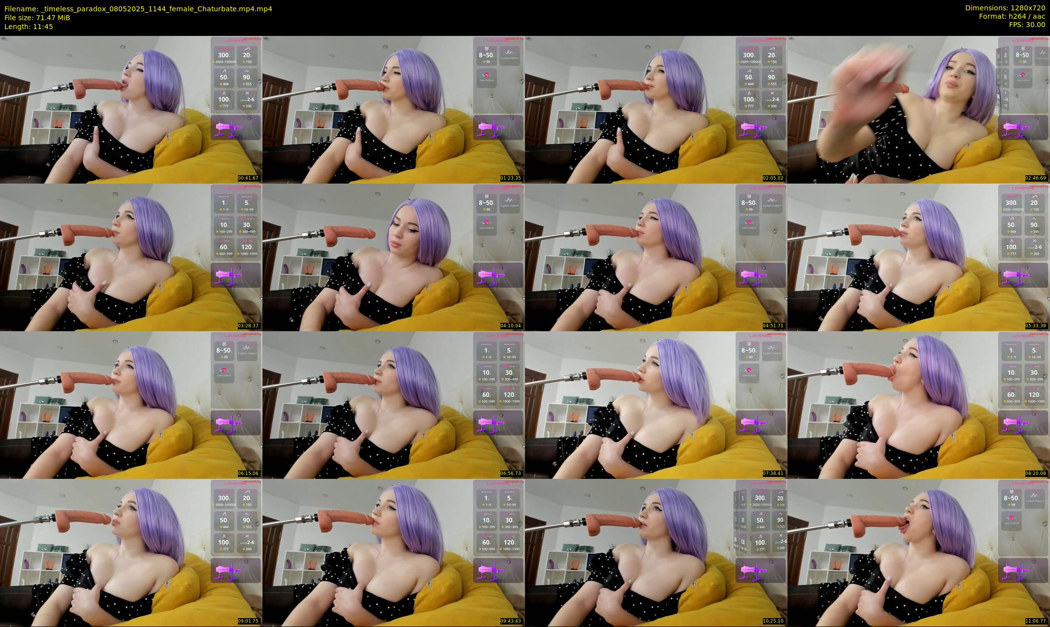 _timeless_paradox — 12 minute Chaturbate female cam show recording, 720p, May 8, 2025