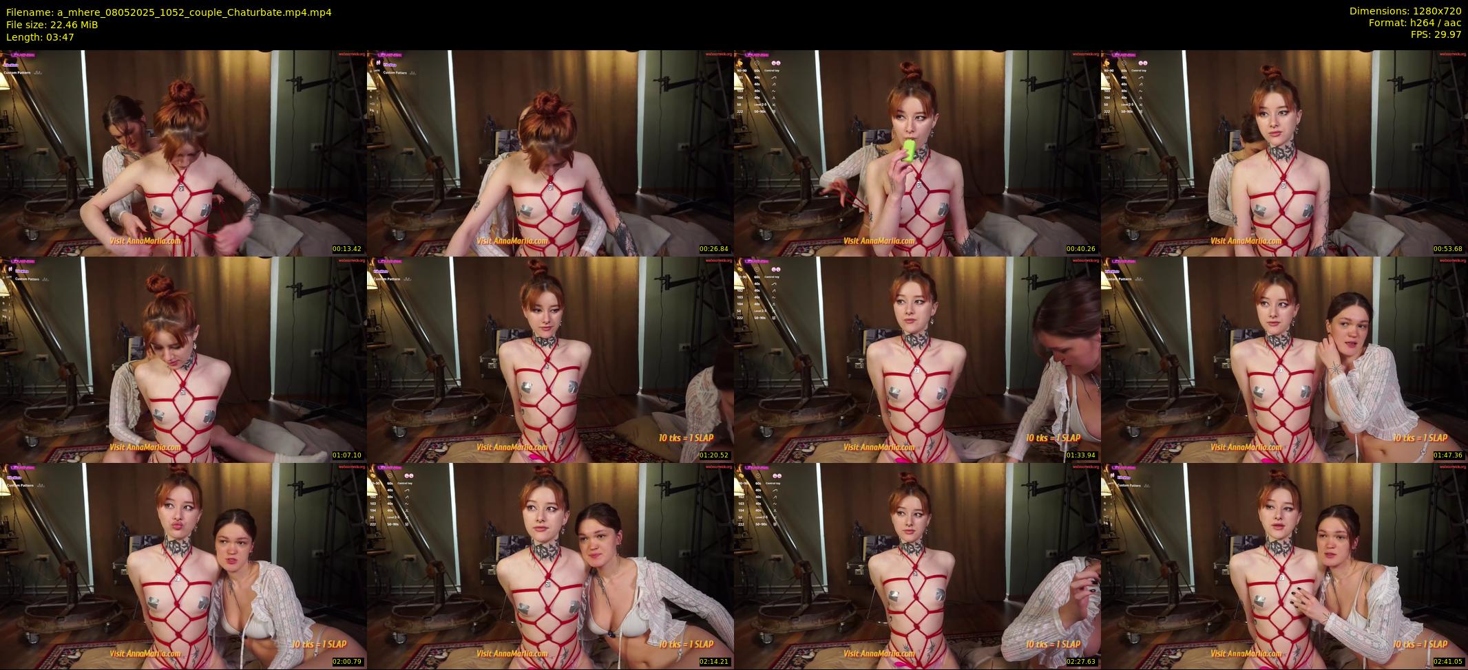 a_mhere — 4 minute Chaturbate couple cam show recording, 720p, May 8, 2025