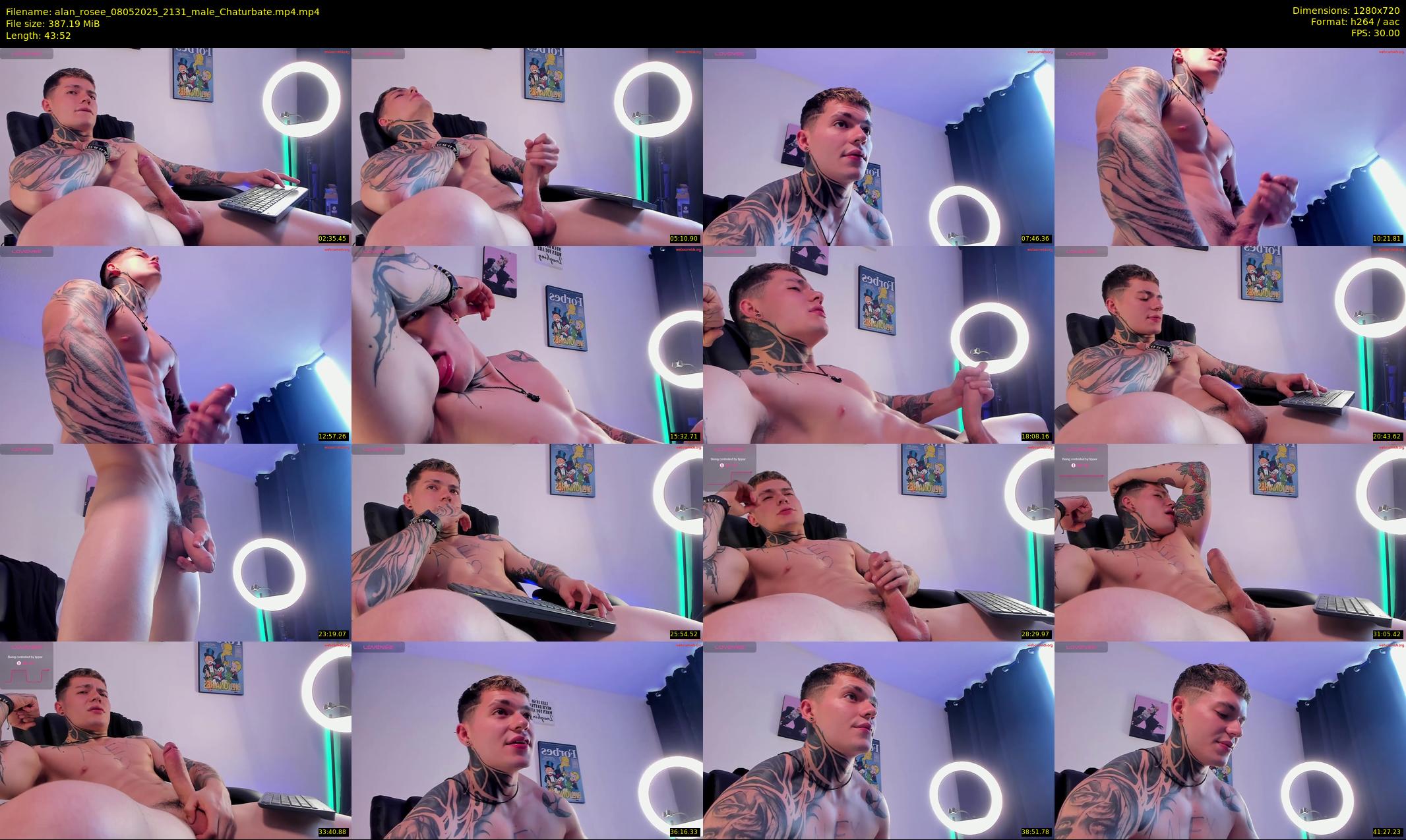 alan_rosee — 44 minute Chaturbate male cam show recording, 720p, May 8, 2025