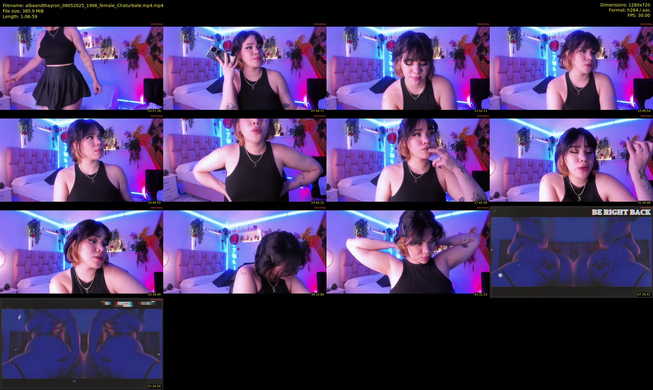 albaandthayron — 67 minute Chaturbate couple cam show recording, 720p, May 8, 2025