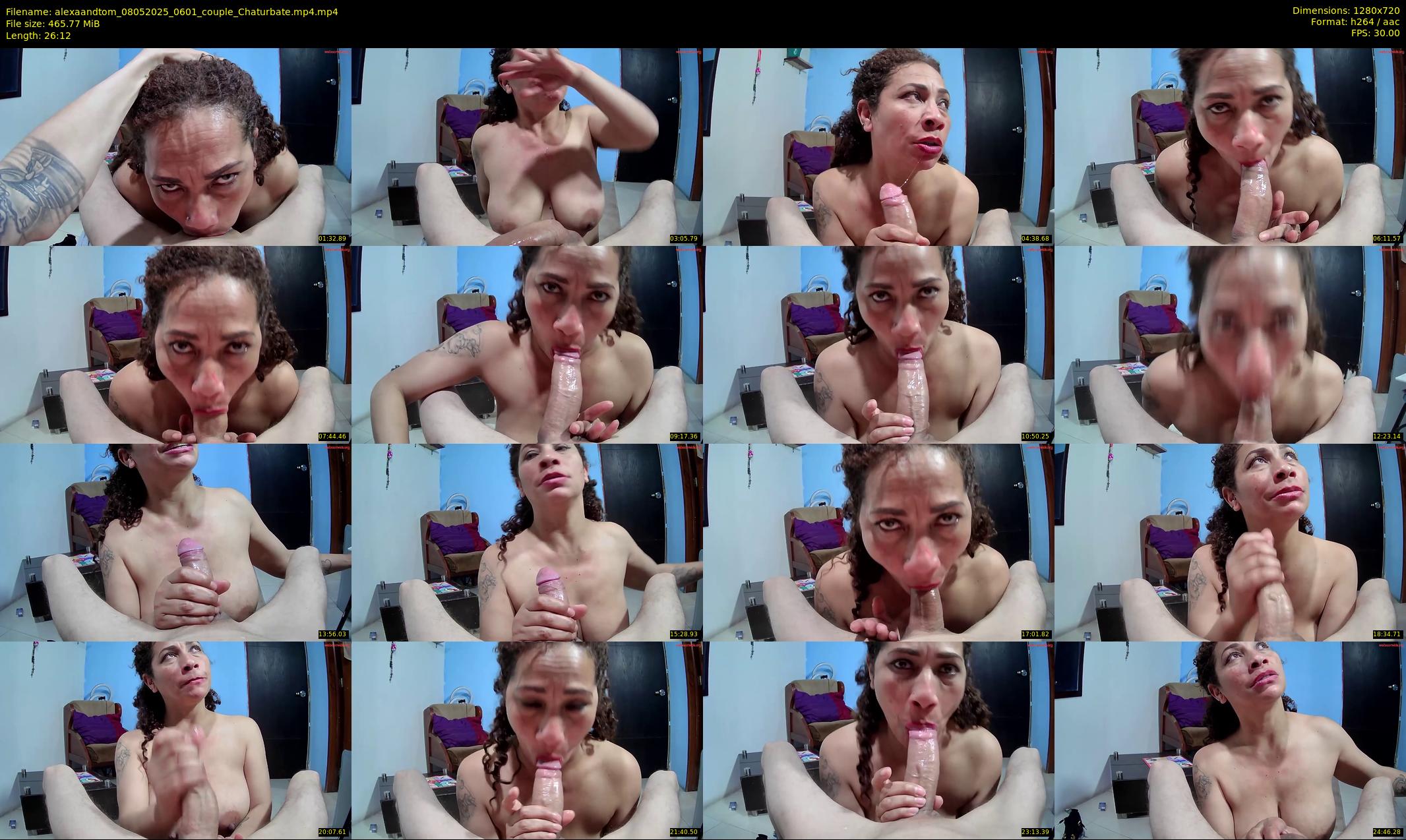 alexaandtom — 27 minute Chaturbate couple cam show recording, 720p, May 8, 2025