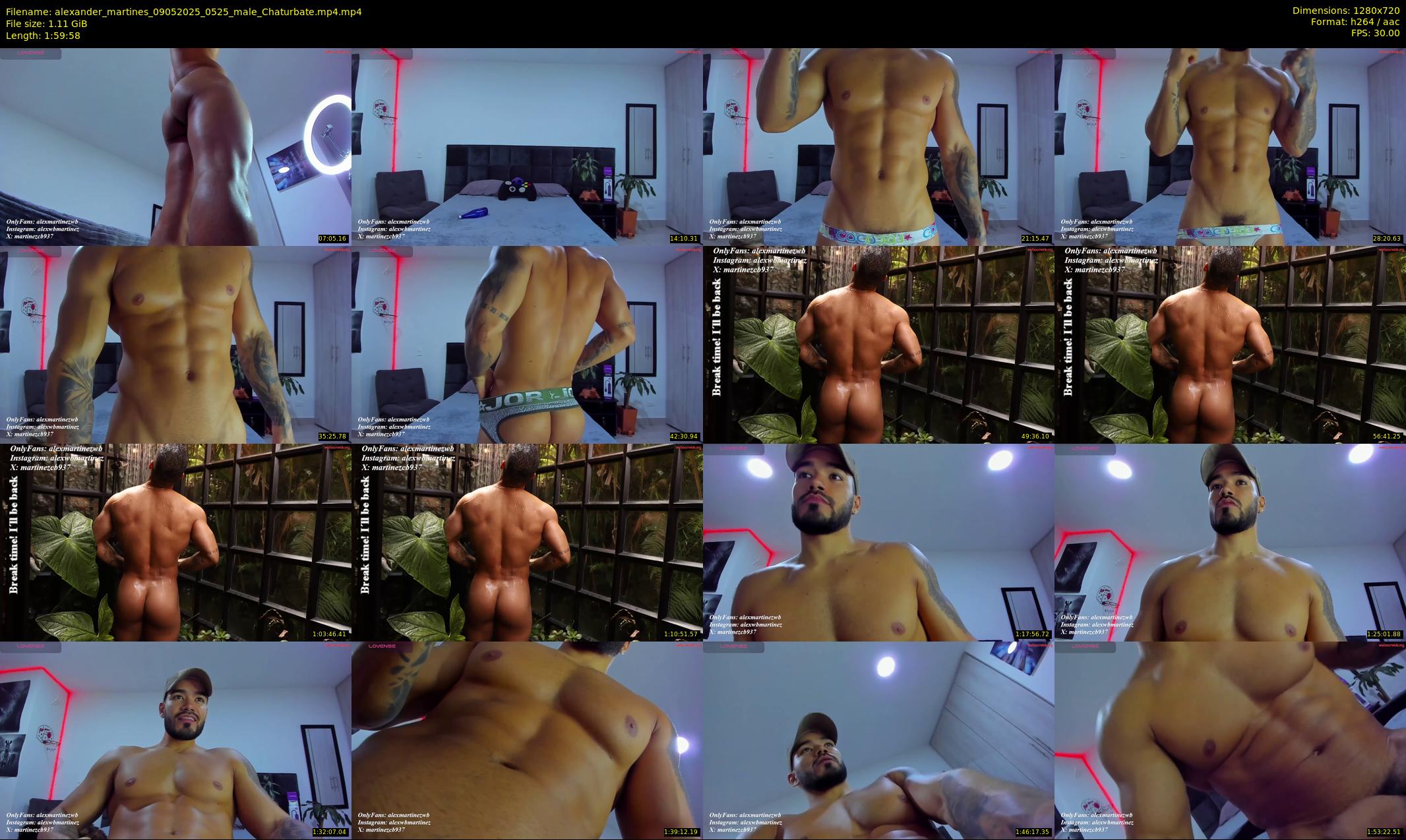 alexander_martines — 120 minute Chaturbate male cam show recording, 720p, May 9, 2025