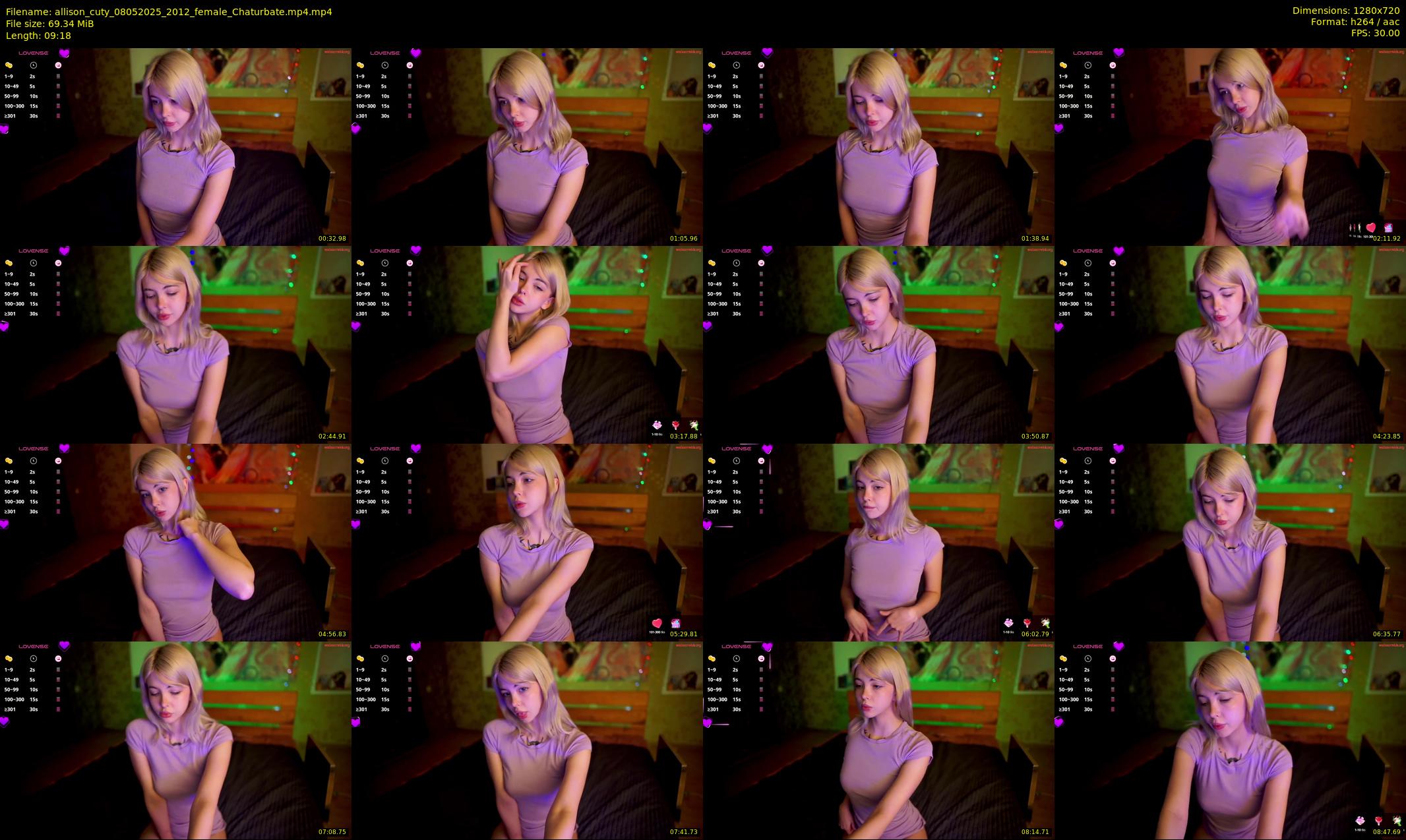 allison_cuty — 10 minute Chaturbate female cam show recording, 720p, May 8, 2025