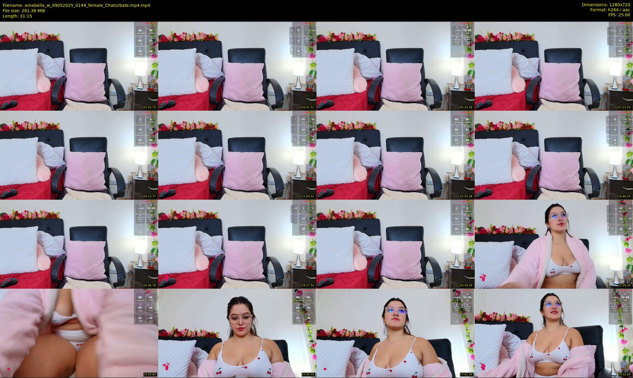 amabella_w — 32 minute Chaturbate female cam show recording, 720p, May 9, 2025