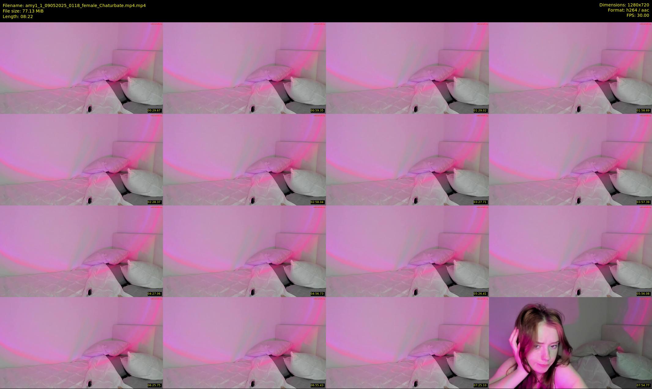 amy1_1 — 9 minute Chaturbate female cam show recording, 720p, May 9, 2025
