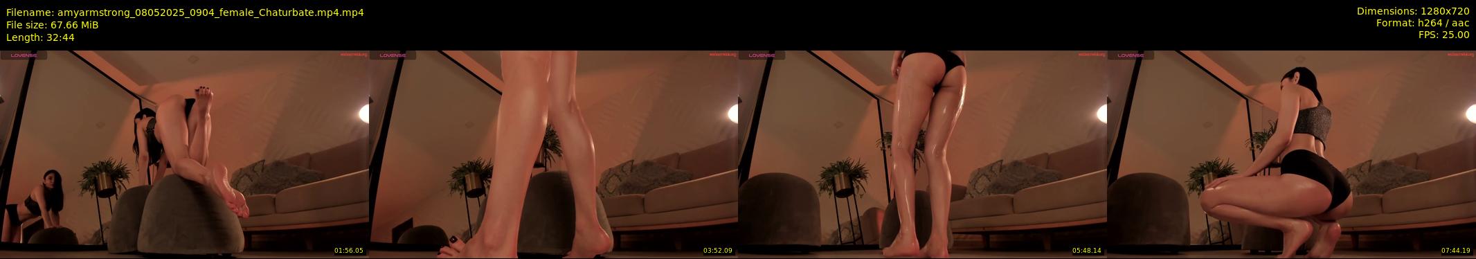 amyarmstrong — 33 minute Chaturbate female cam show recording, 720p, May 8, 2025