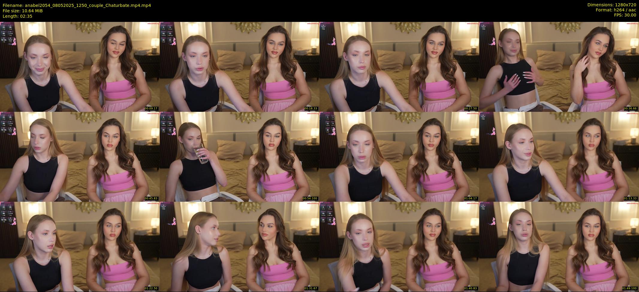 anabel2054 — 3 minute Chaturbate female cam show recording, 720p, May 8, 2025