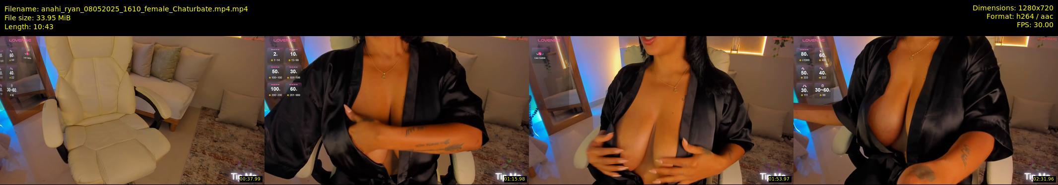 anahi_ryan — 11 minute Chaturbate female cam show recording, 720p, May 8, 2025