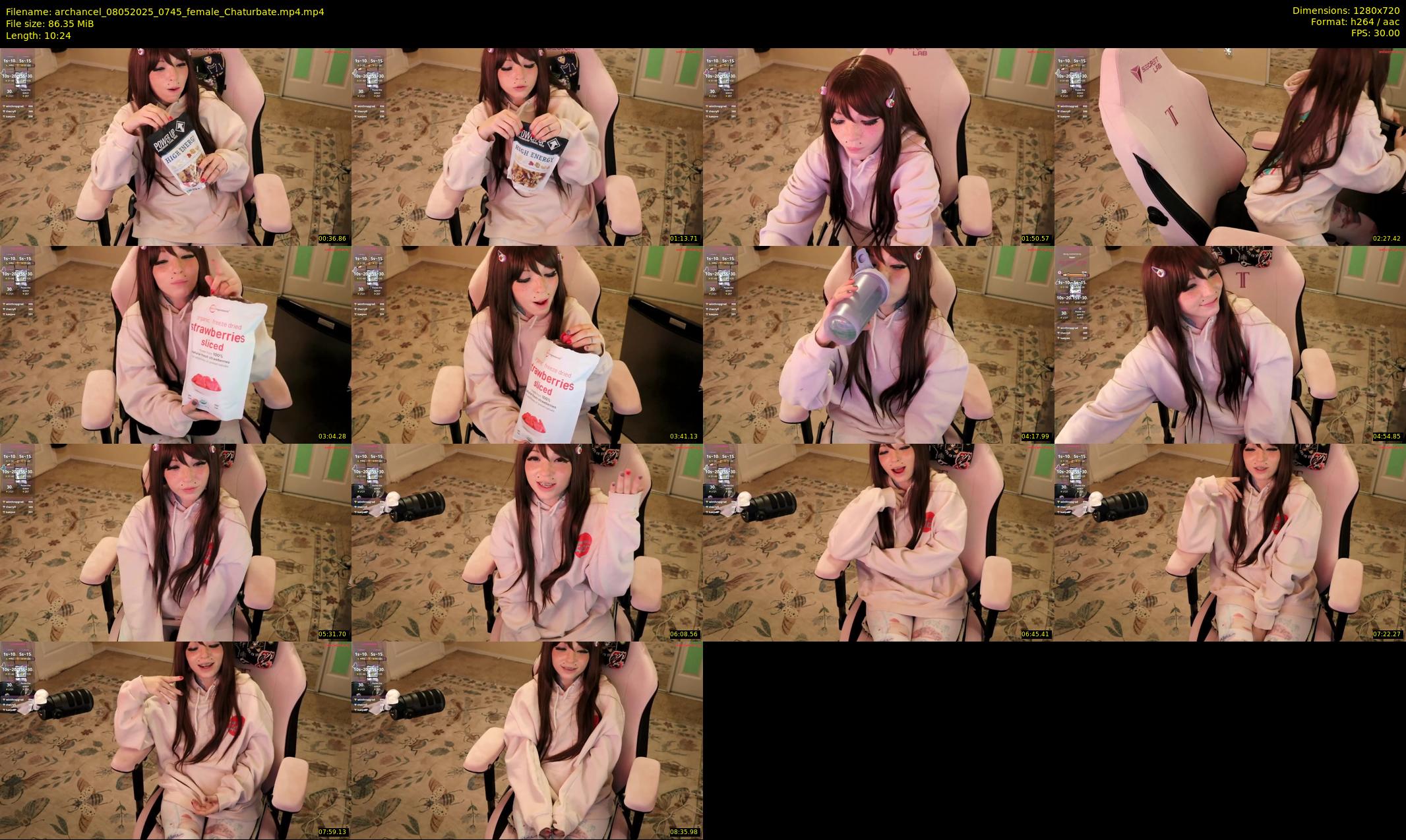 archancel — 11 minute Chaturbate female cam show recording, 720p, May 8, 2025