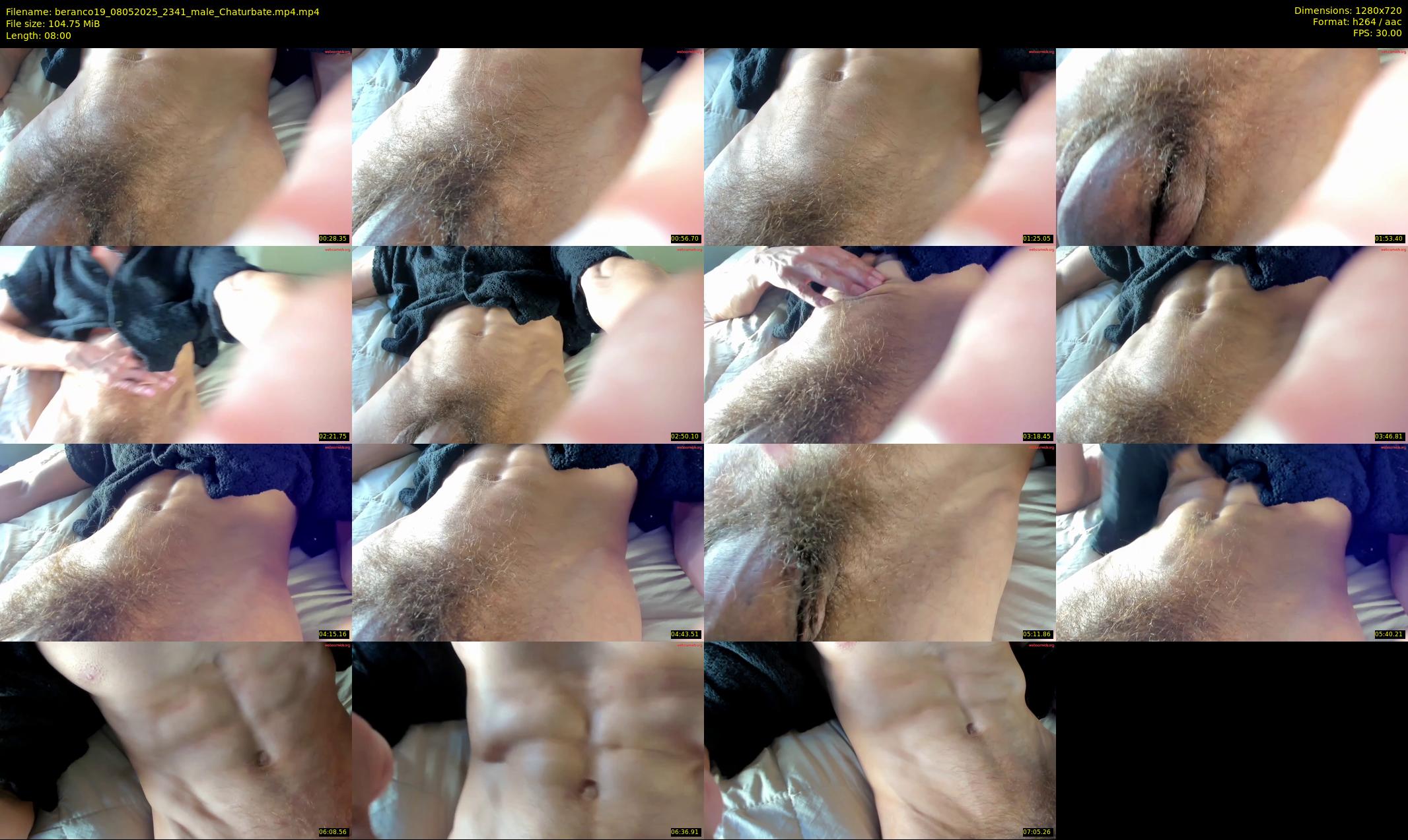 beranco19 — 8 minute Chaturbate male cam show recording, 720p, May 8, 2025