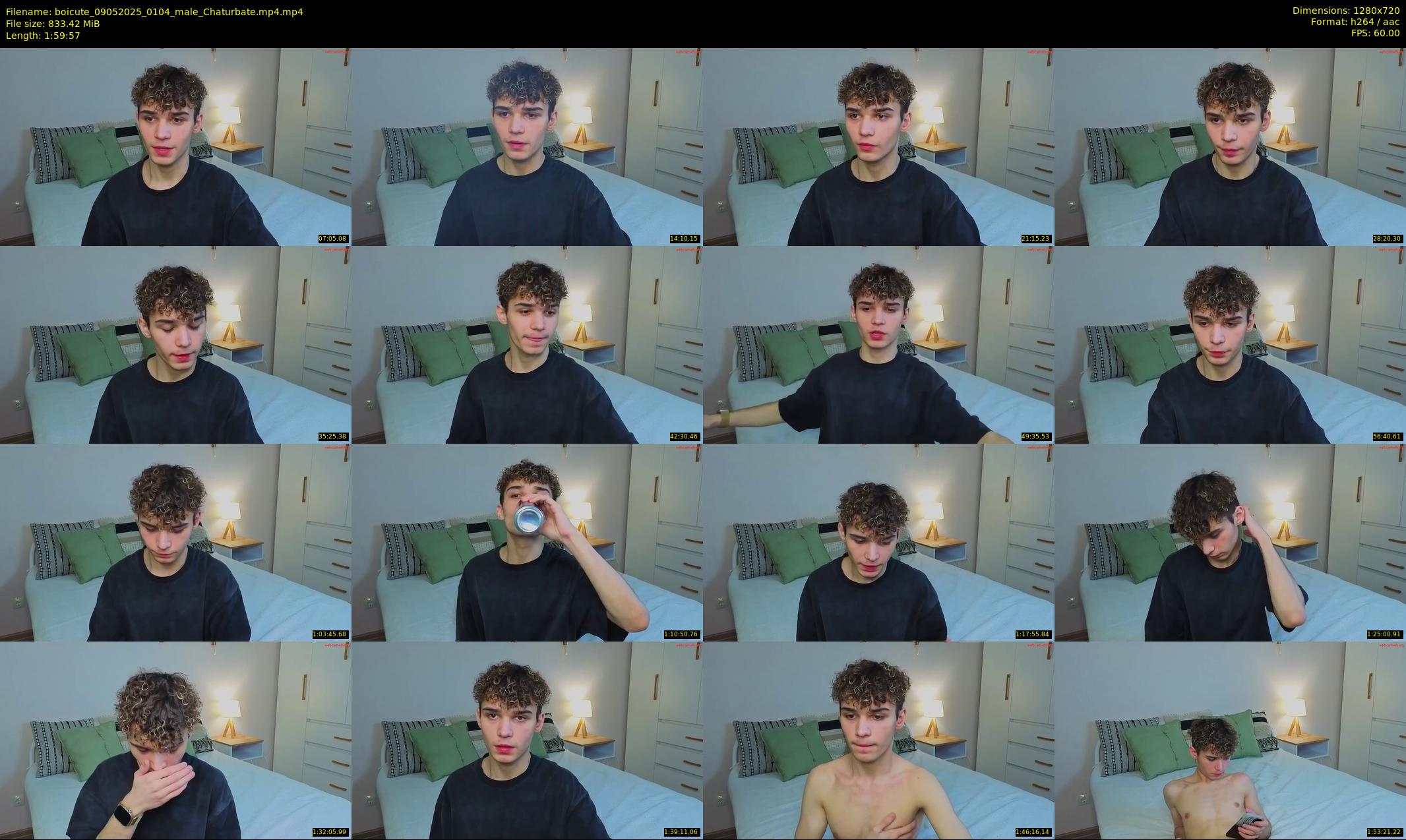 boicute — 120 minute Chaturbate male cam show recording, 720p, May 9, 2025