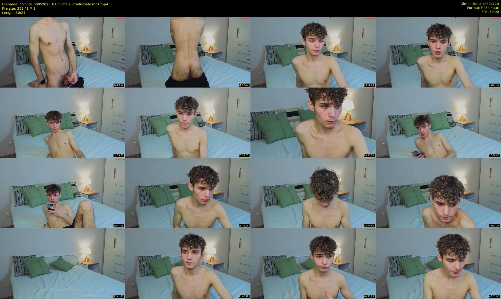 boicute — 51 minute Chaturbate male cam show recording, 720p, May 9, 2025