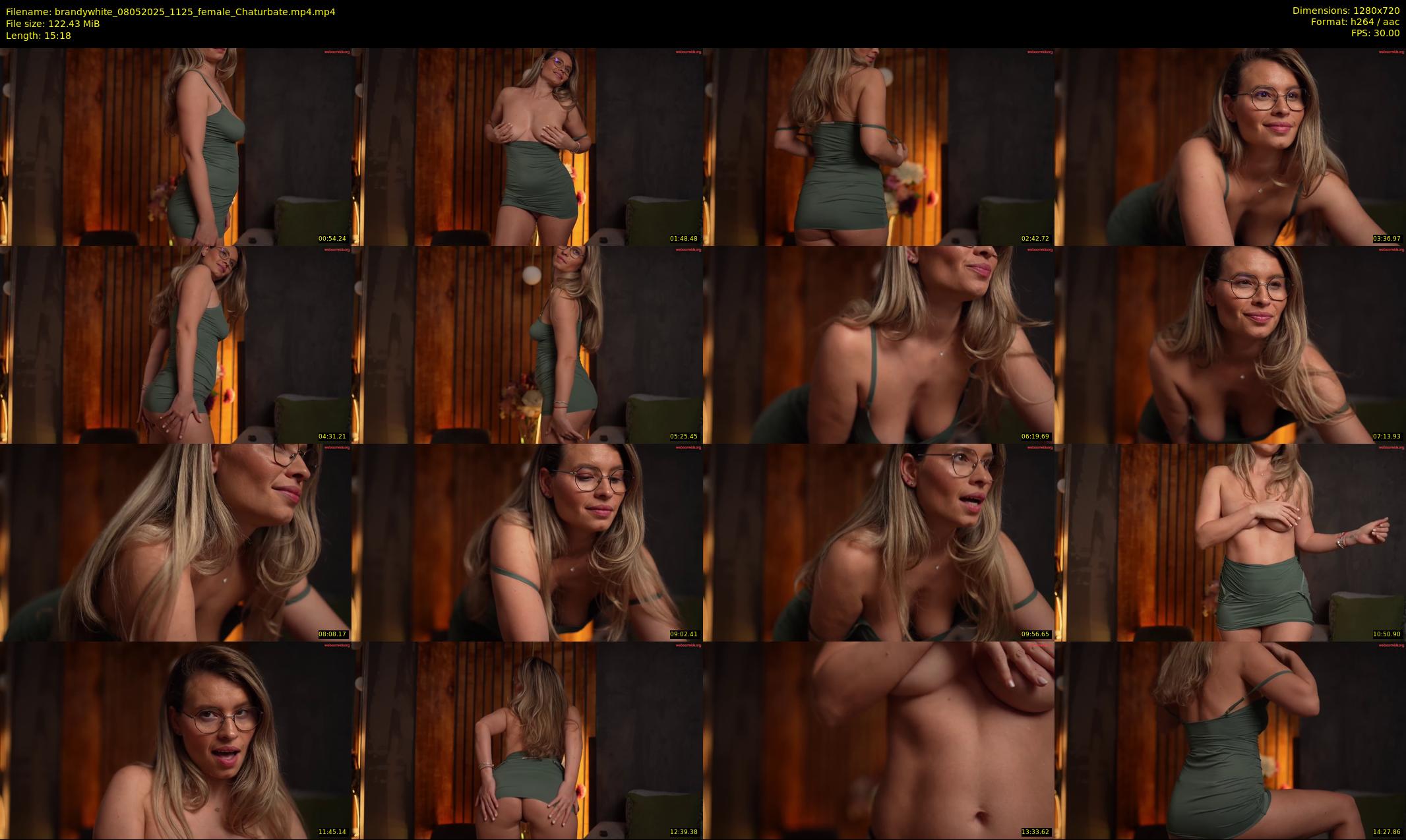 brandywhite — 16 minute Chaturbate female cam show recording, 720p, May 8, 2025