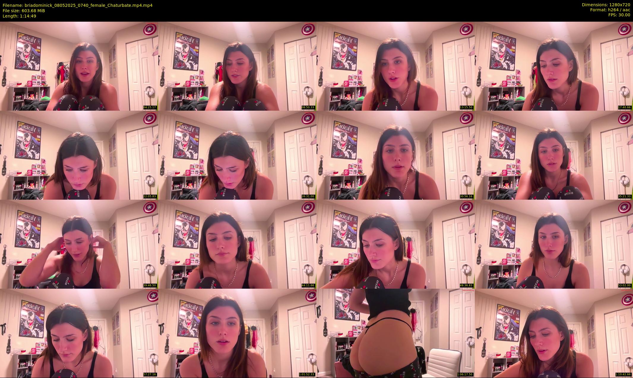 briadominick — 75 minute Chaturbate couple cam show recording, 720p, May 8, 2025