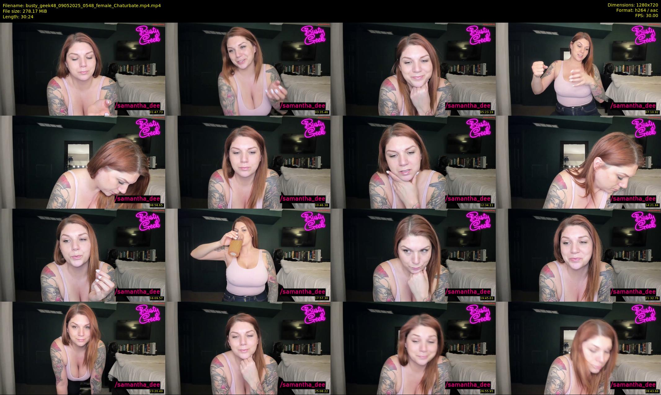 busty_geek48 — 31 minute Chaturbate female cam show recording, 720p, May 9, 2025