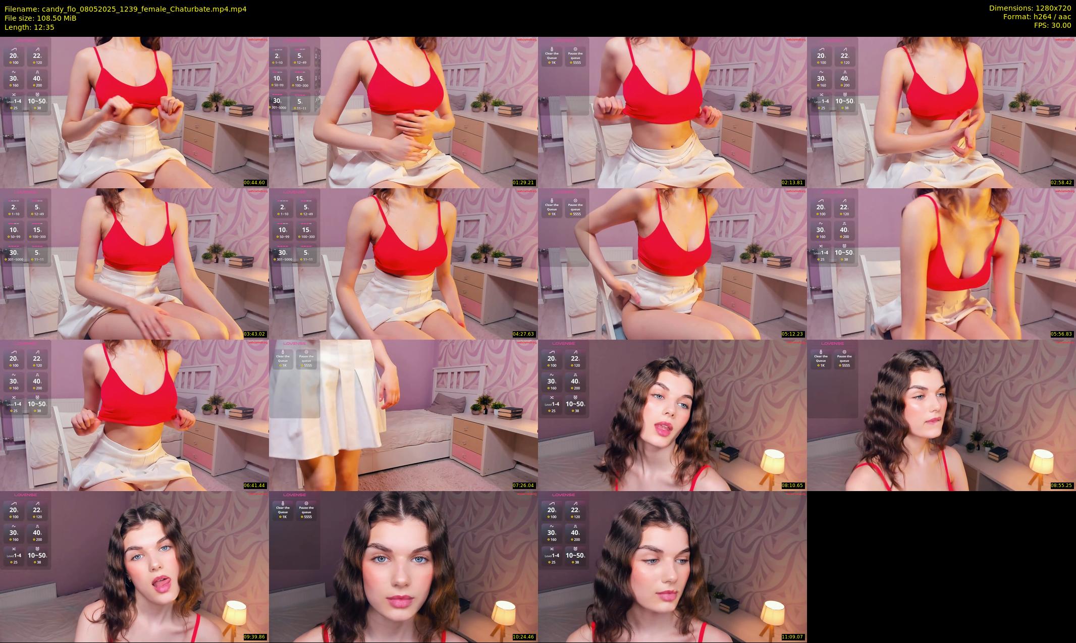 candy_flo — 13 minute Chaturbate female cam show recording, 720p, May 8, 2025