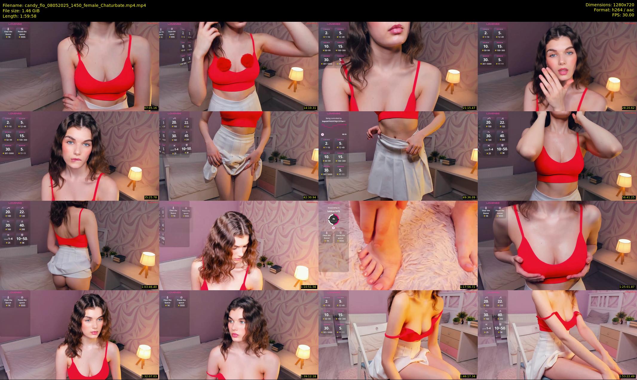 candy_flo — 120 minute Chaturbate female cam show recording, 720p, May 8, 2025