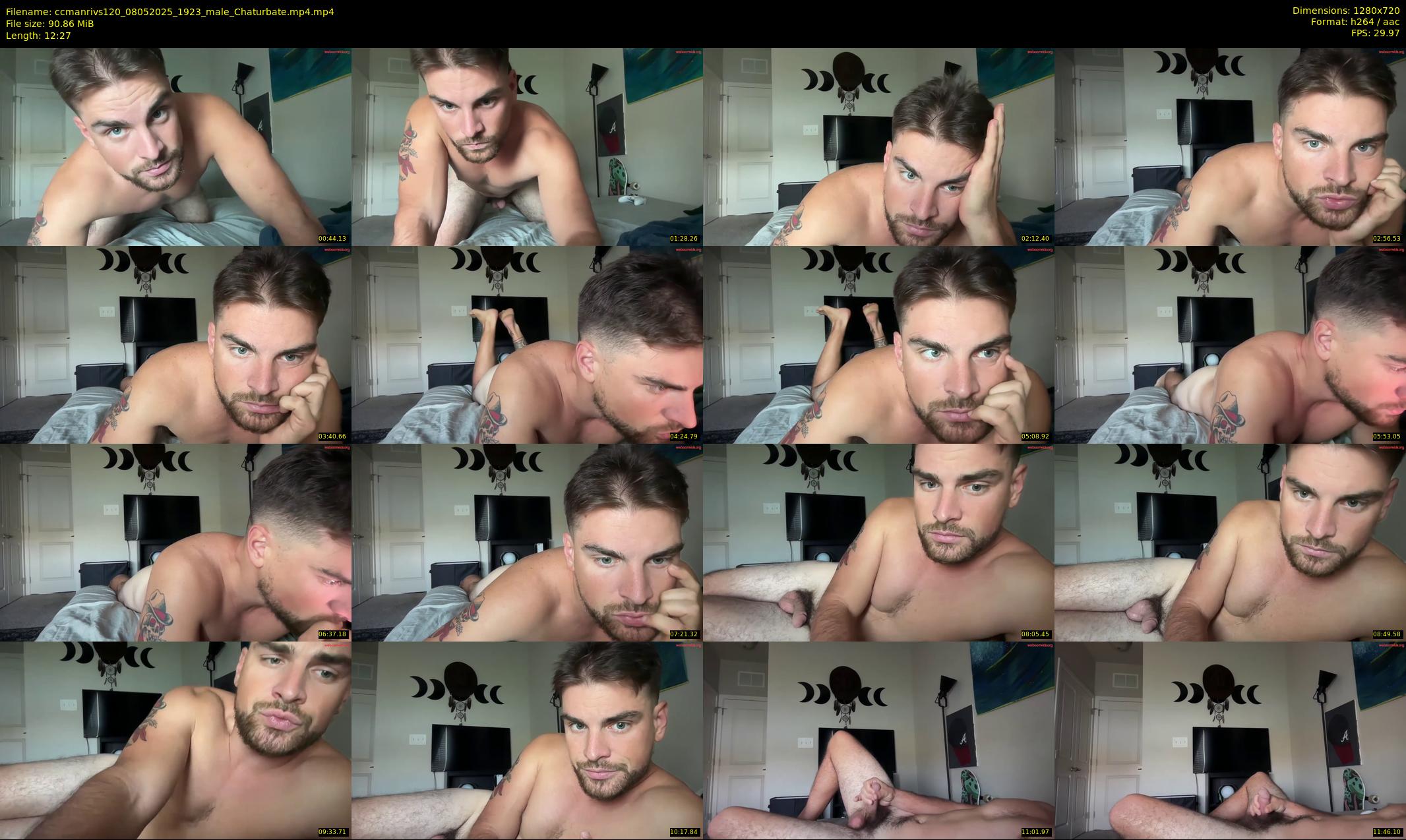 ccmanrivs120 — 13 minute Chaturbate male cam show recording, 720p, May 8, 2025