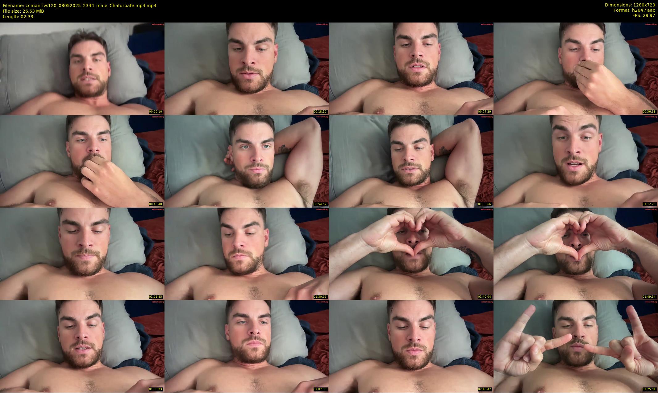ccmanrivs120 — 3 minute Chaturbate male cam show recording, 720p, May 8, 2025