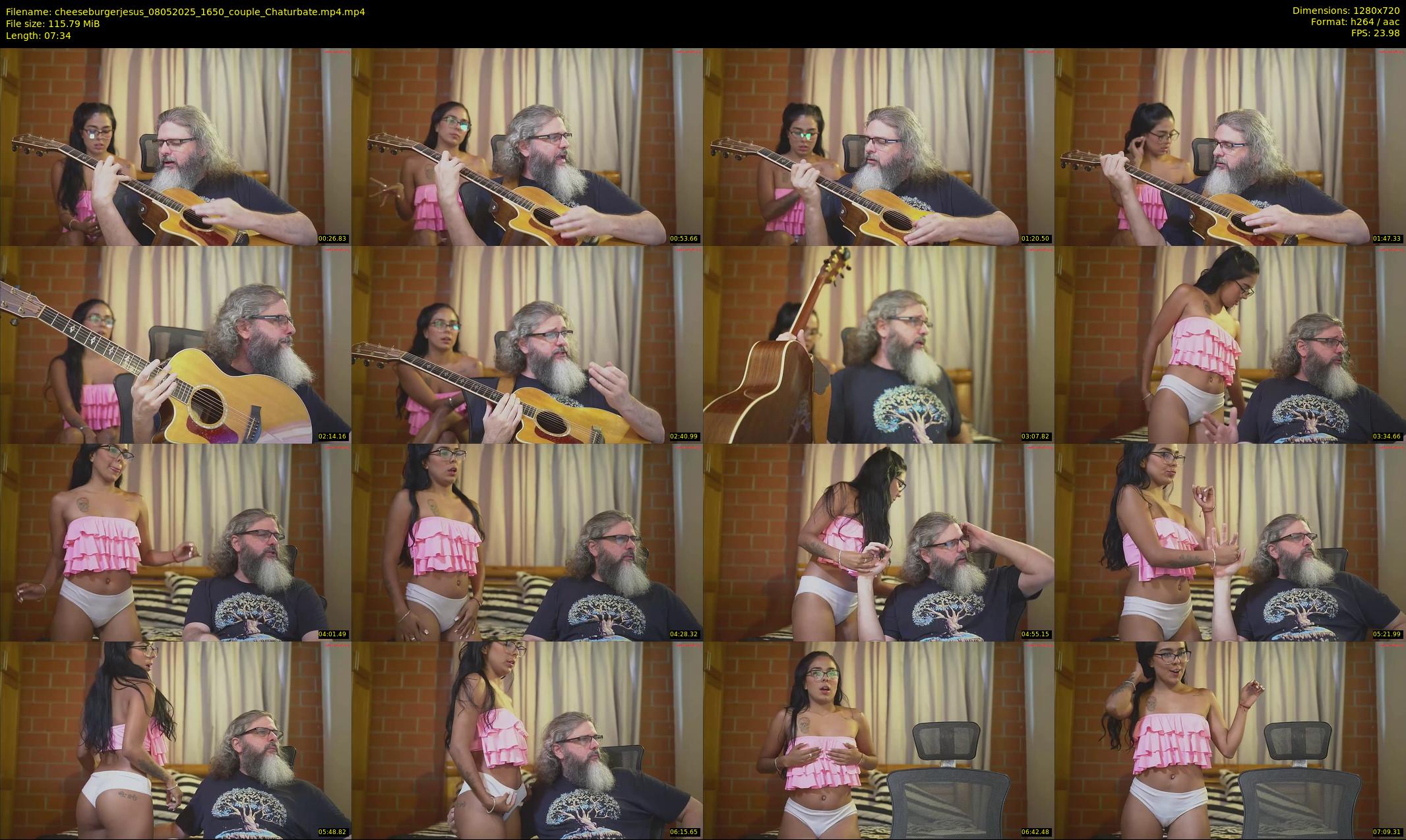 cheeseburgerjesus — 8 minute Chaturbate couple cam show recording, 720p, May 8, 2025