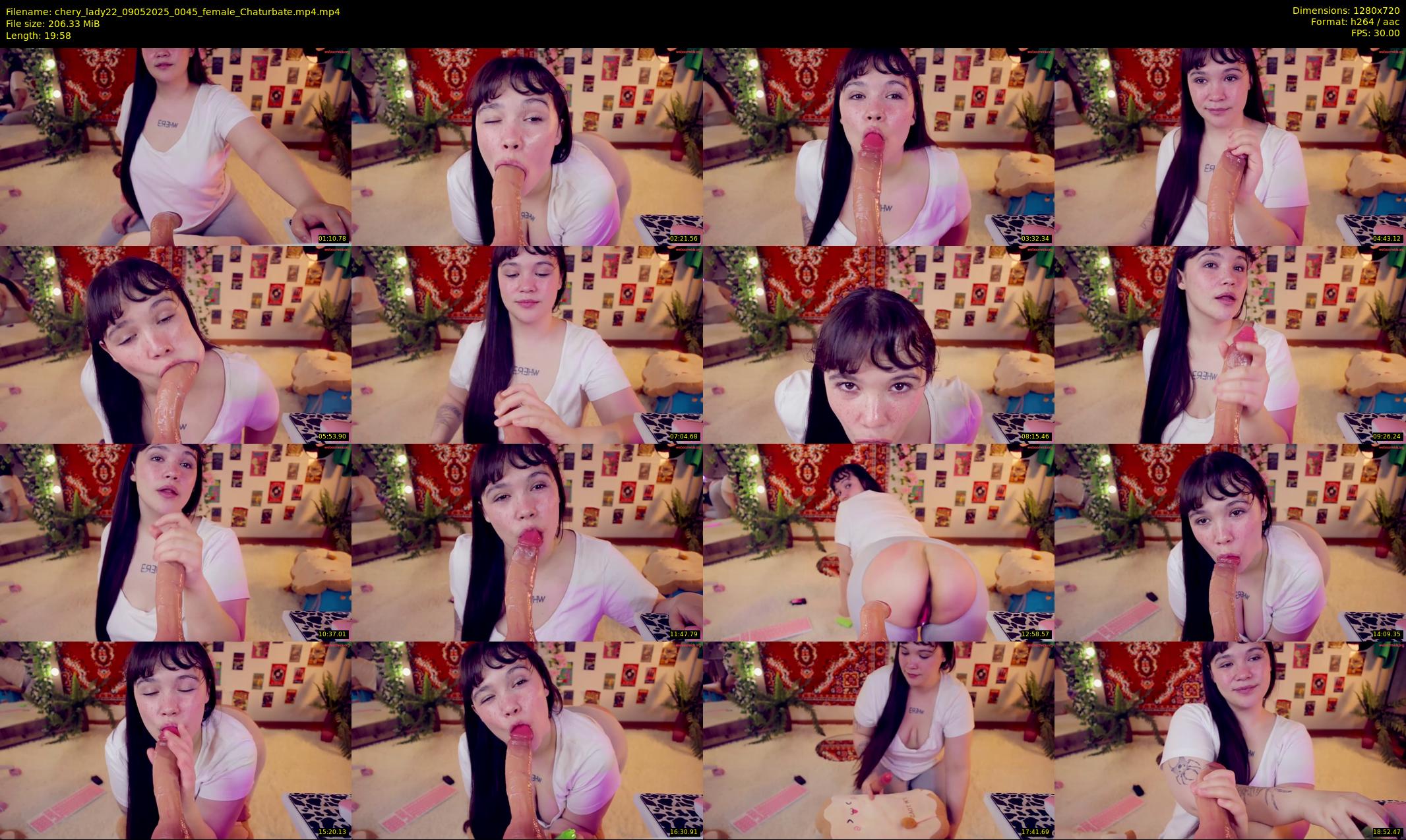 chery_lady22 — 20 minute Chaturbate female cam show recording, 720p, May 9, 2025