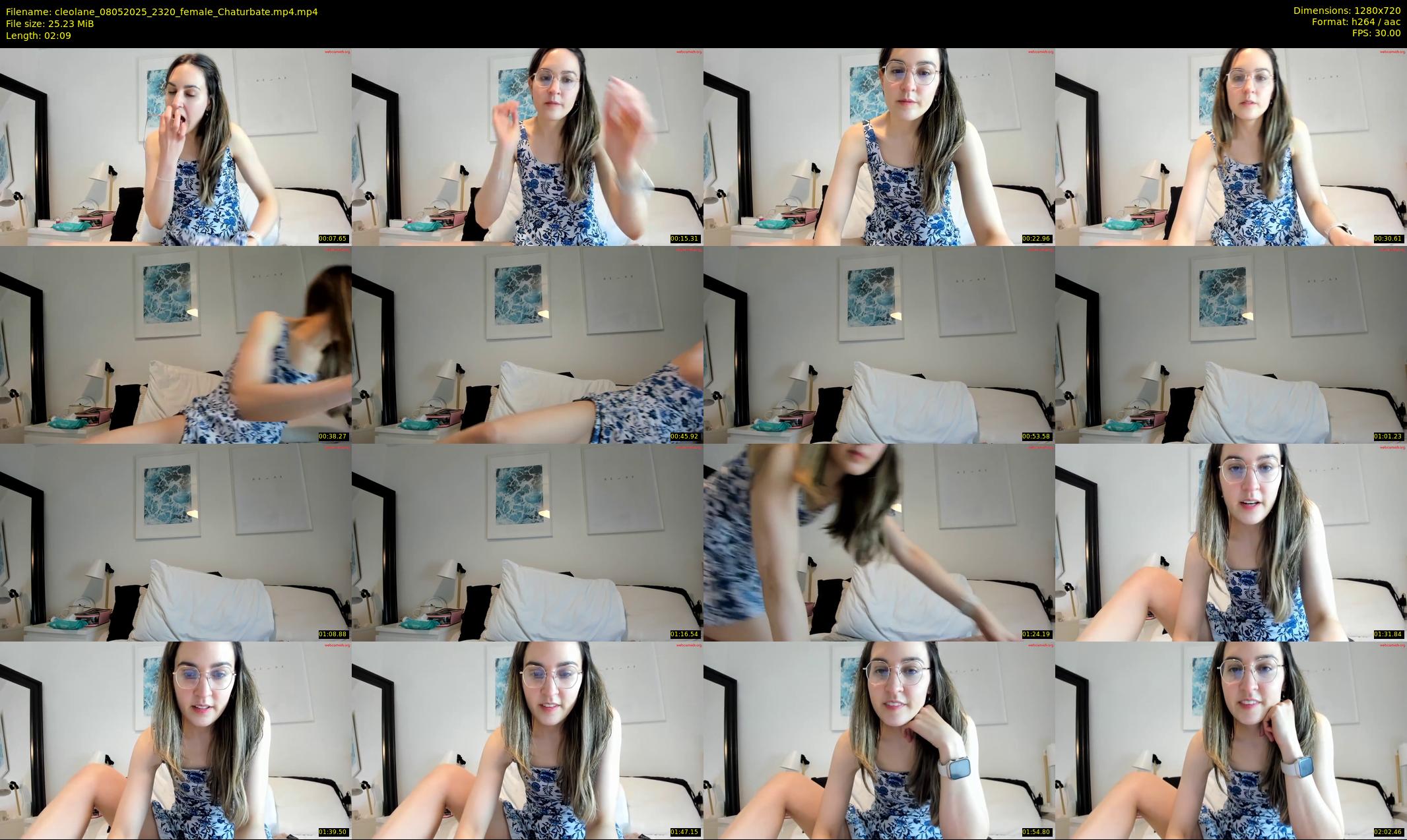 cleolane — 3 minute Chaturbate female cam show recording, 720p, May 8, 2025