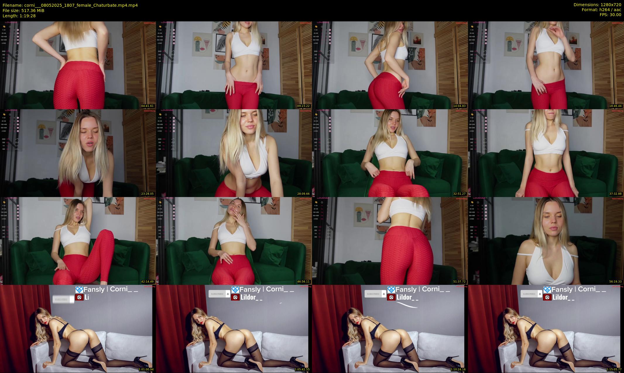 corni__ — 80 minute Chaturbate female cam show recording, 720p, May 8, 2025
