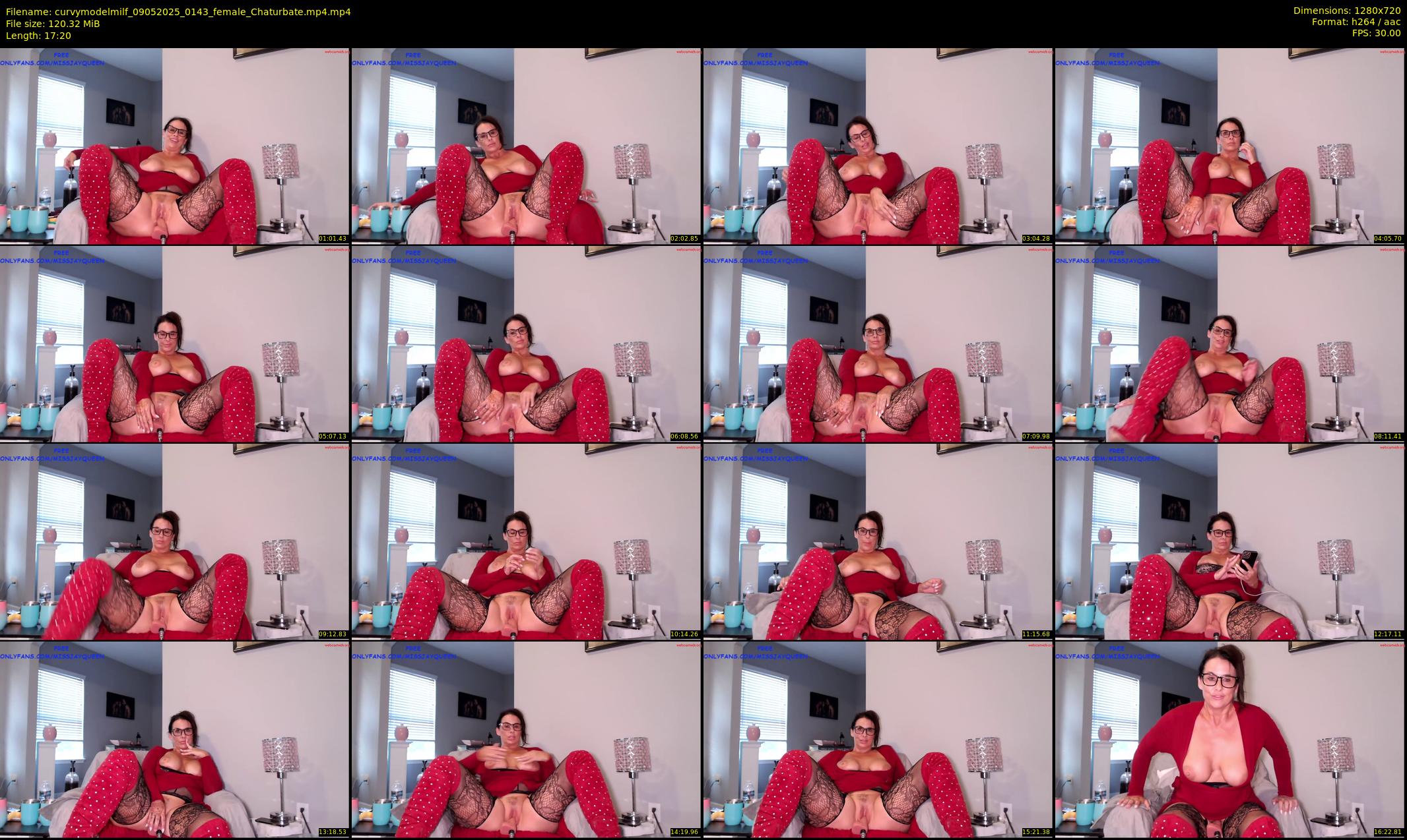 curvymodelmilf — 18 minute Chaturbate female cam show recording, 720p, May 9, 2025