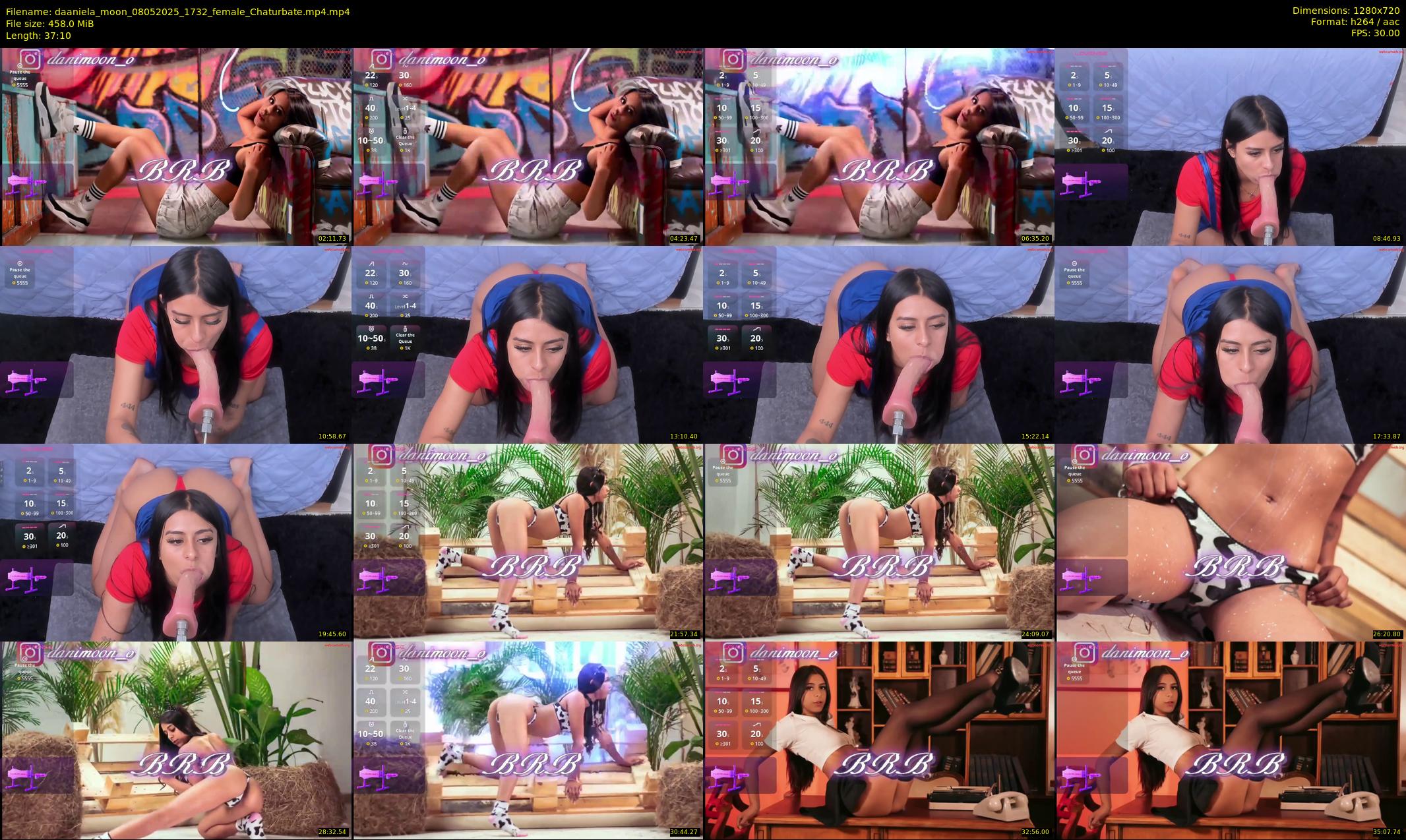 daaniela_moon — 38 minute Chaturbate female cam show recording, 720p, May 8, 2025