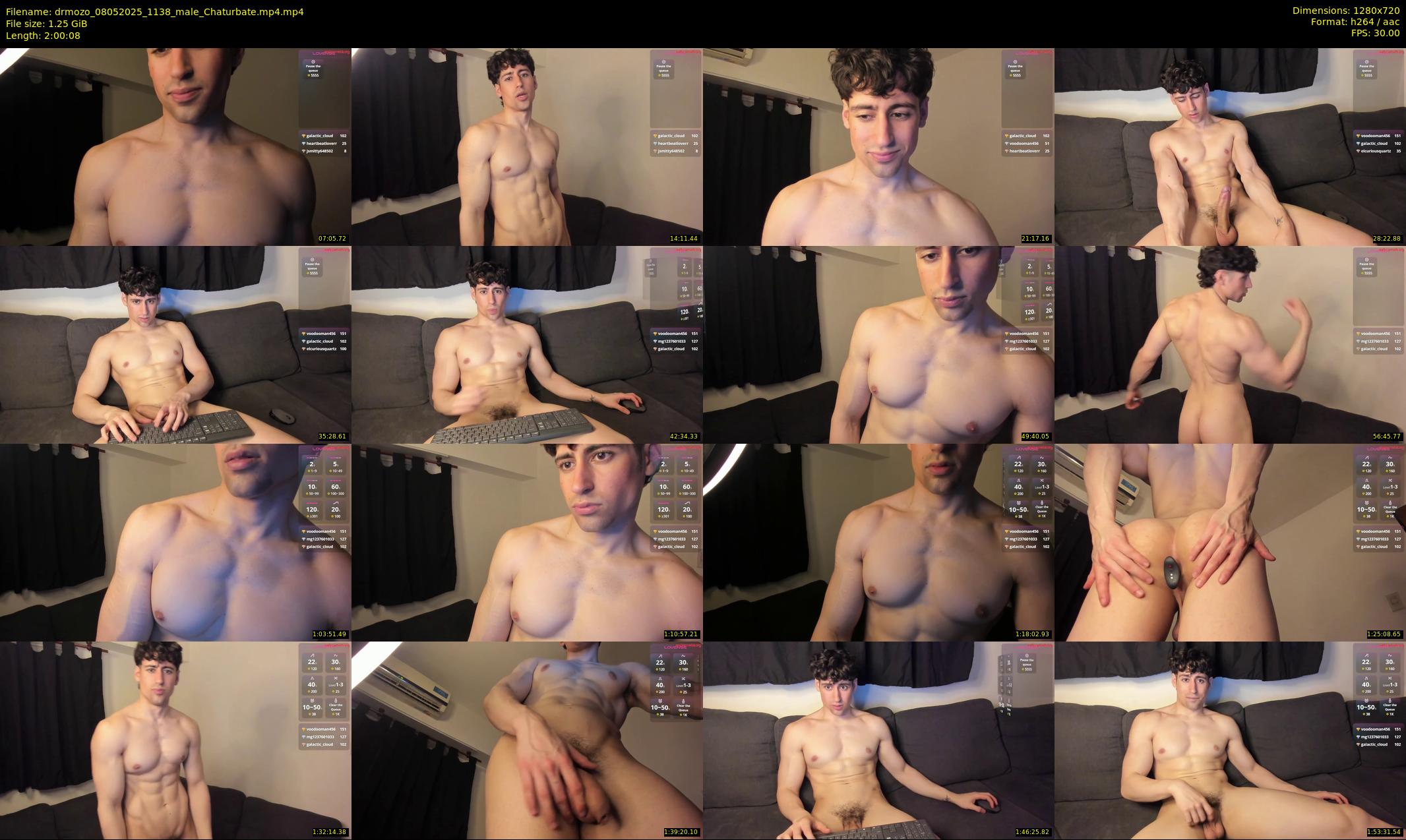 drmozo — 121 minute Chaturbate male cam show recording, 720p, May 8, 2025