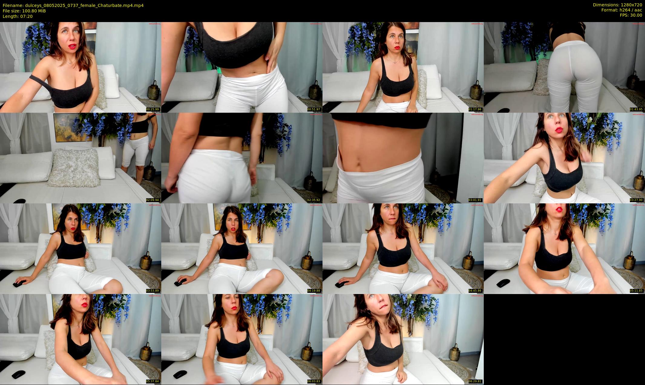 dulceys — 8 minute Chaturbate female cam show recording, 720p, May 8, 2025