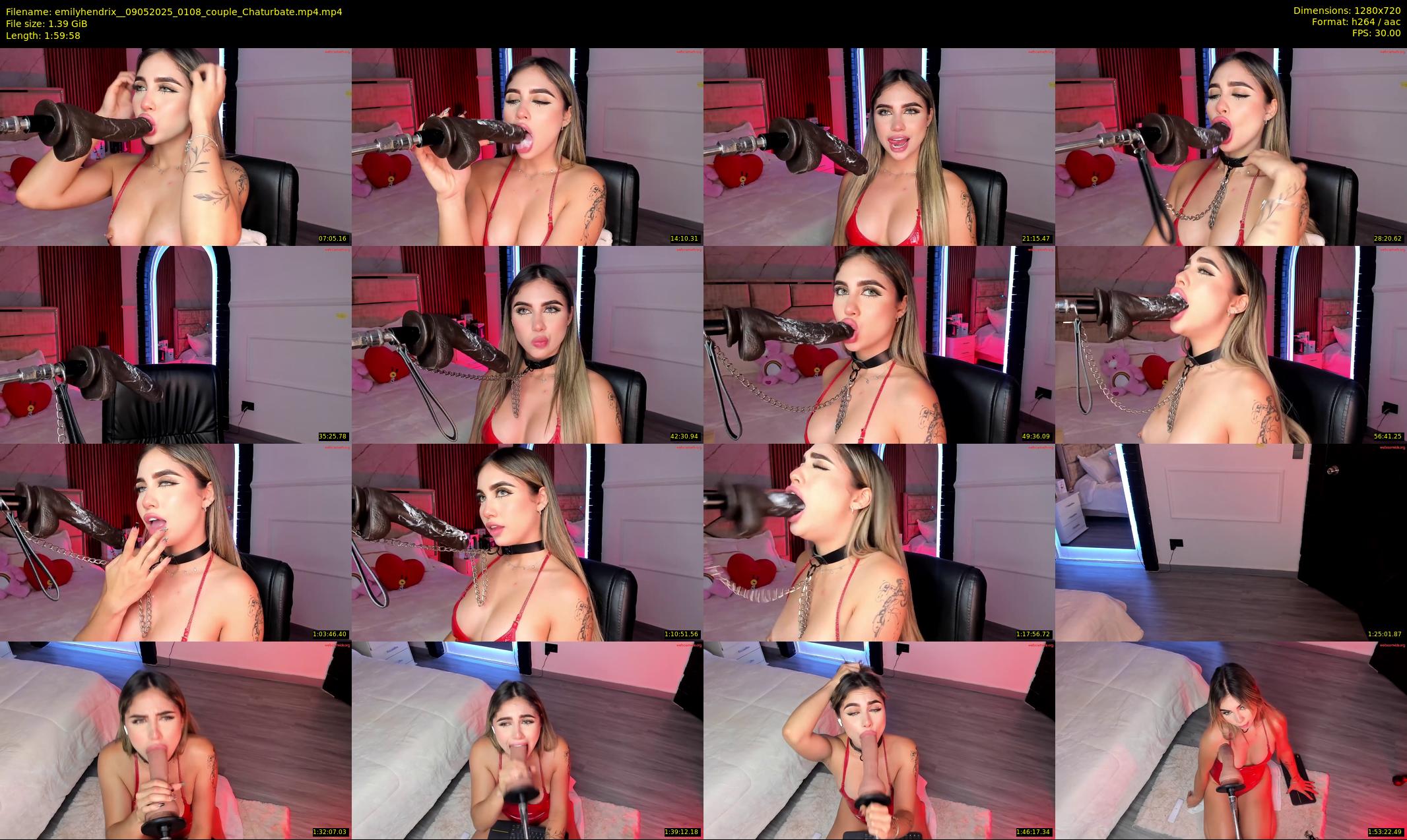 emilyhendrix_ — 120 minute Chaturbate couple cam show recording, 720p, May 9, 2025