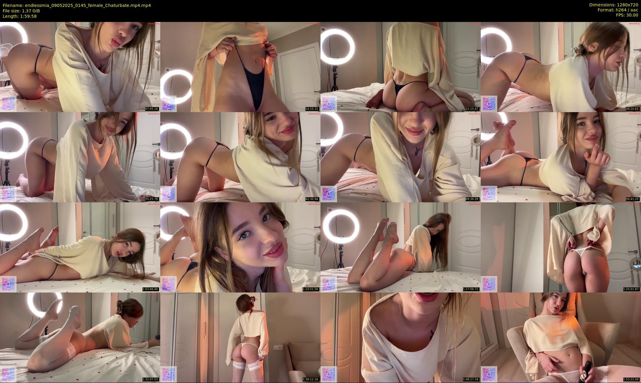 endlessmia — 120 minute Chaturbate female cam show recording, 720p, May 9, 2025
