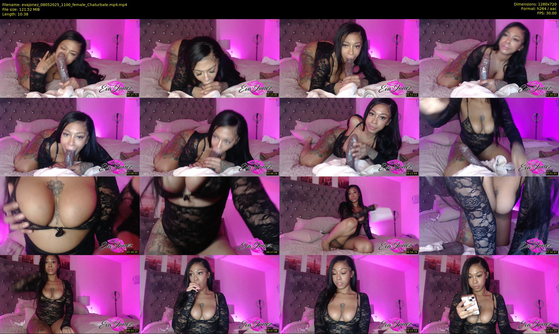 evajonez — 11 minute Chaturbate female cam show recording, 720p, May 8, 2025