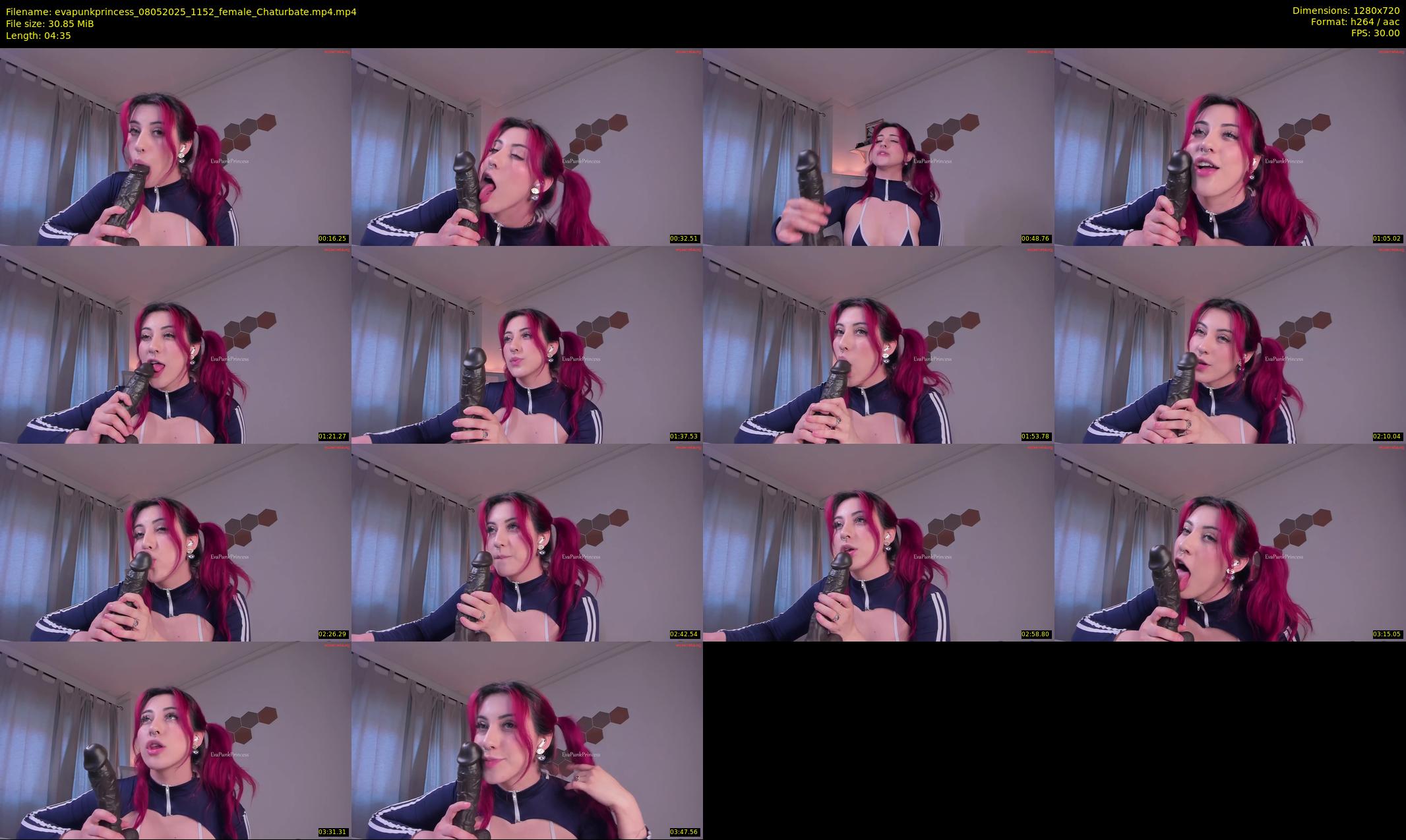 evapunkprincess — 5 minute Chaturbate female cam show recording, 720p, May 8, 2025