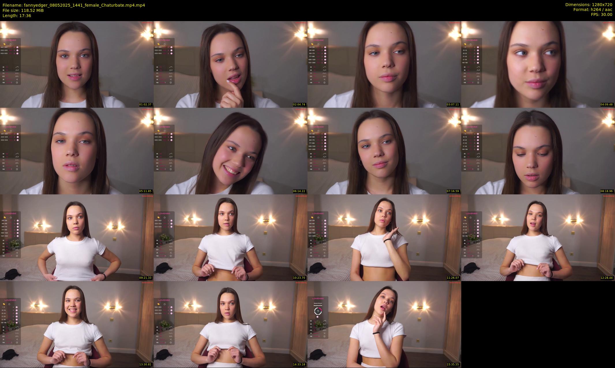 fannyedger — 18 minute Chaturbate female cam show recording, 720p, May 8, 2025