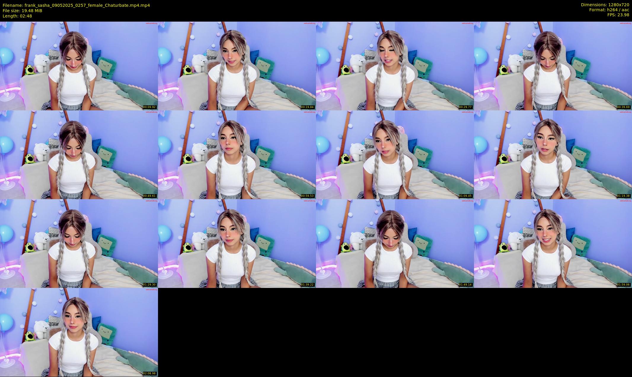 frank_sasha — 3 minute Chaturbate couple cam show recording, 720p, May 9, 2025